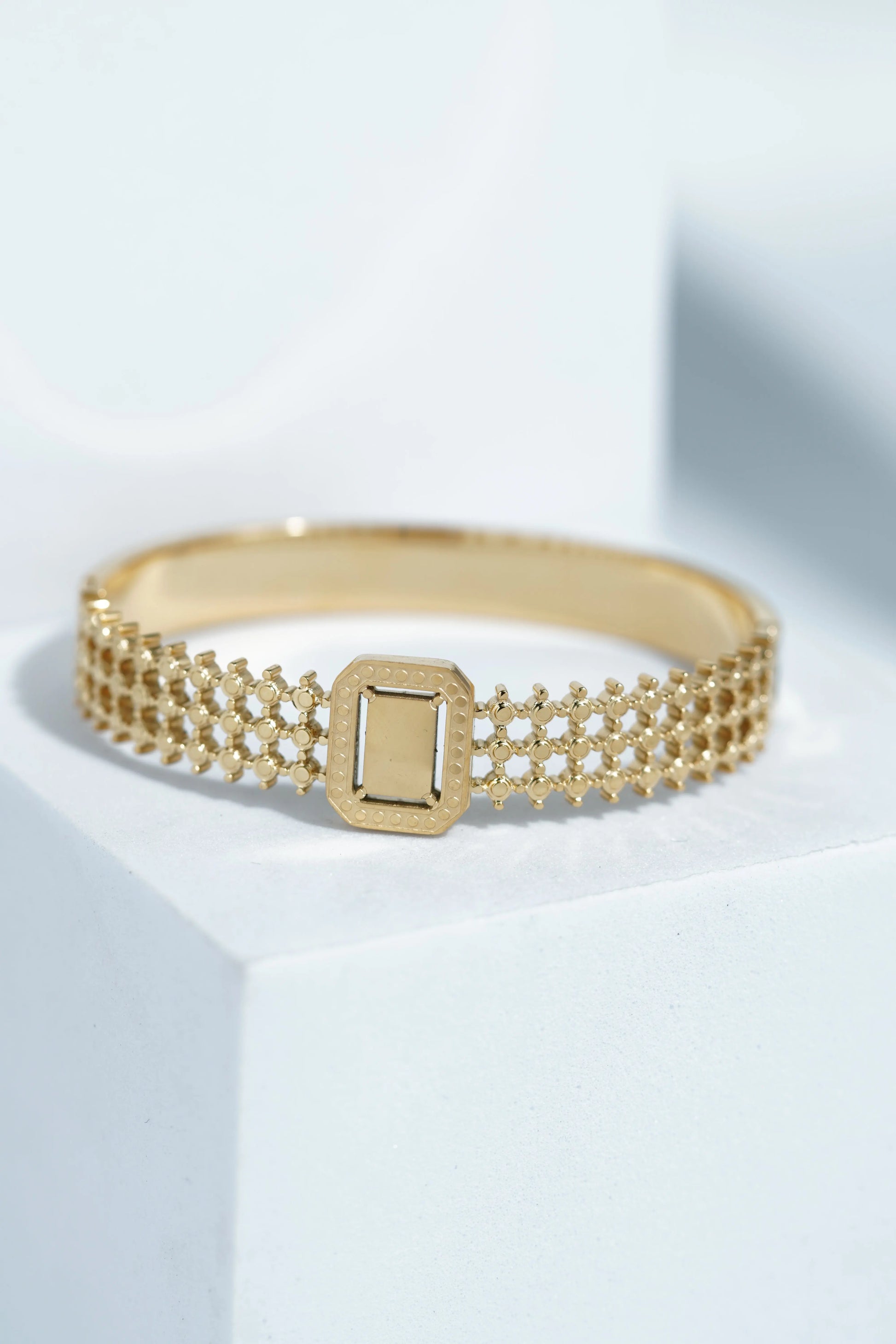 Golden Dusk Bangle Bracelet worldjewel.in CUFF BRACELET FOR WOMEN
