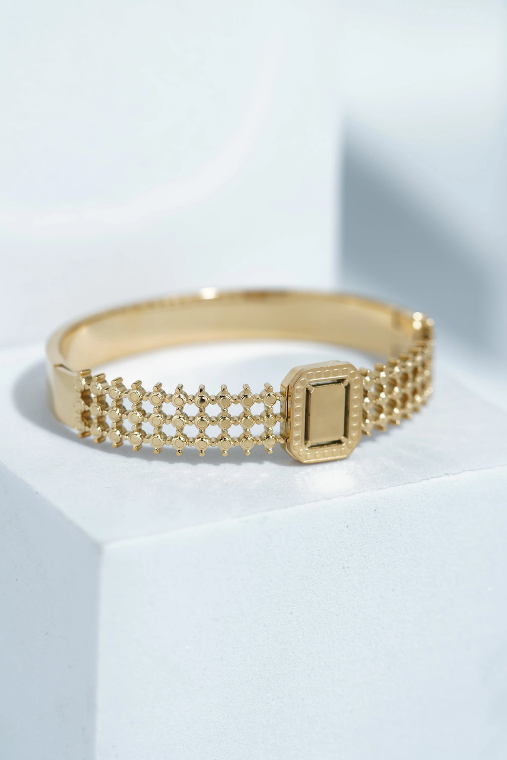 Golden Dusk Bangle Bracelet worldjewel.in CUFF BRACELET FOR WOMEN