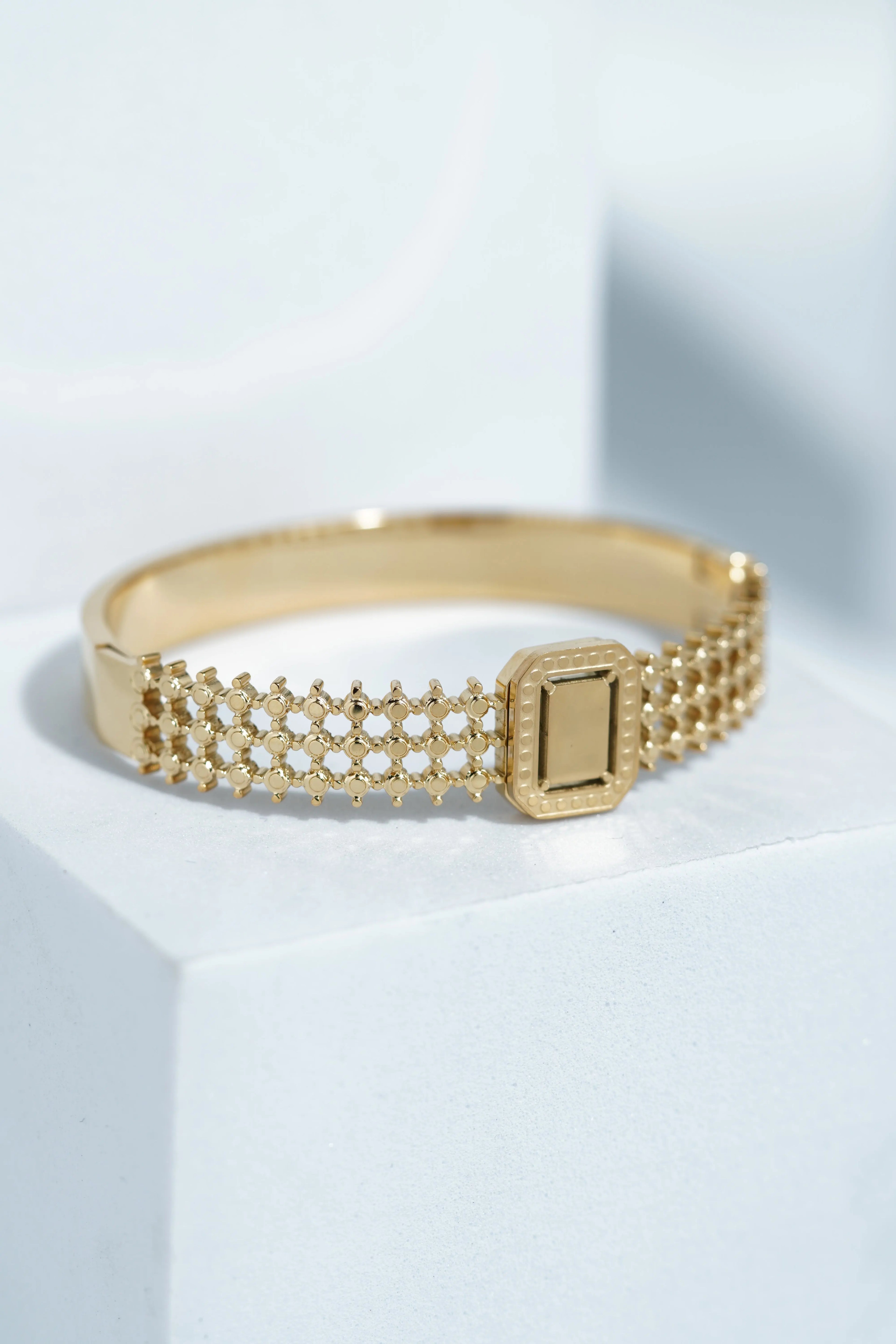 Golden Dusk Bangle Bracelet worldjewel.in CUFF BRACELET FOR WOMEN