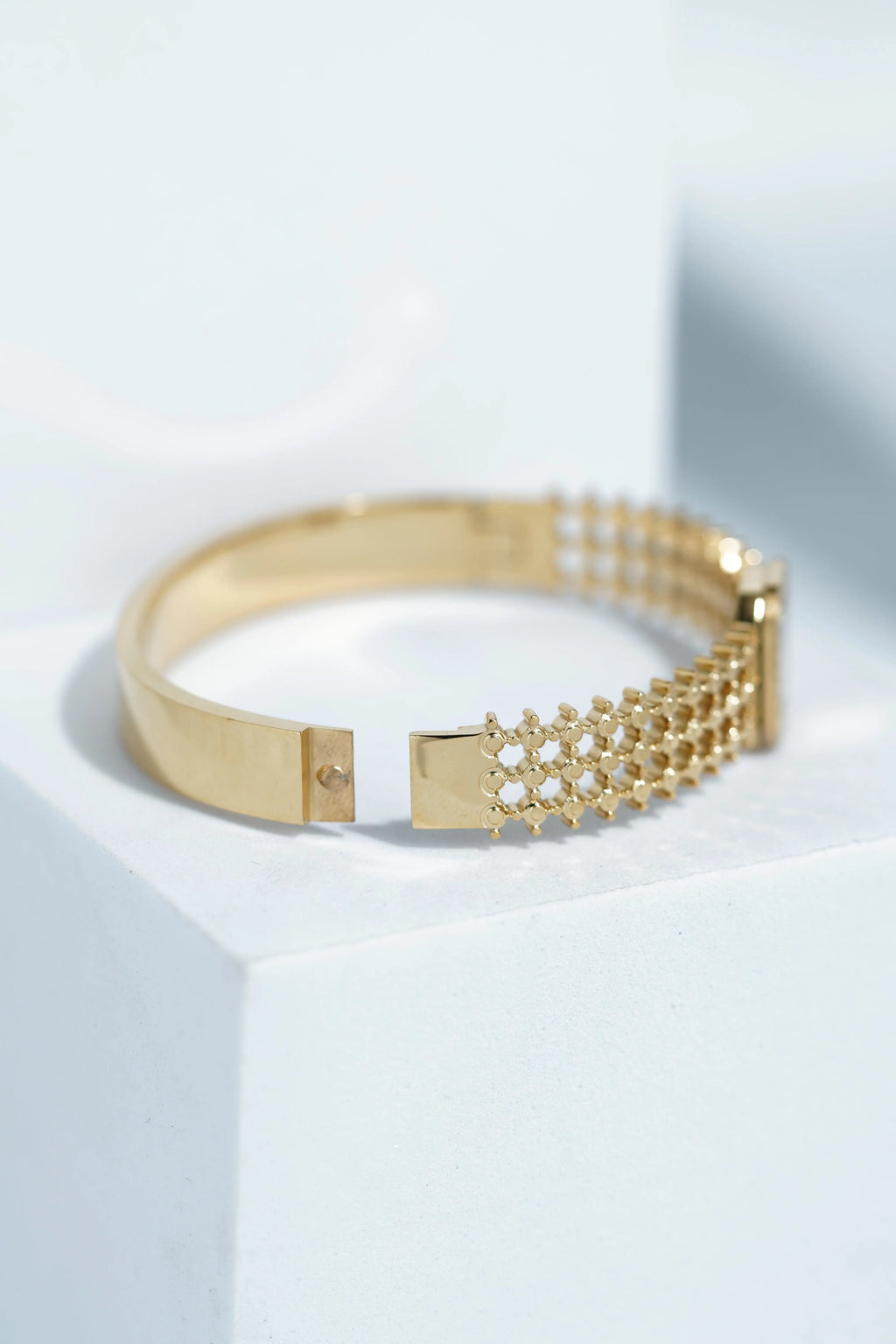 Golden Dusk Bangle Bracelet worldjewel.in CUFF BRACELET FOR WOMEN