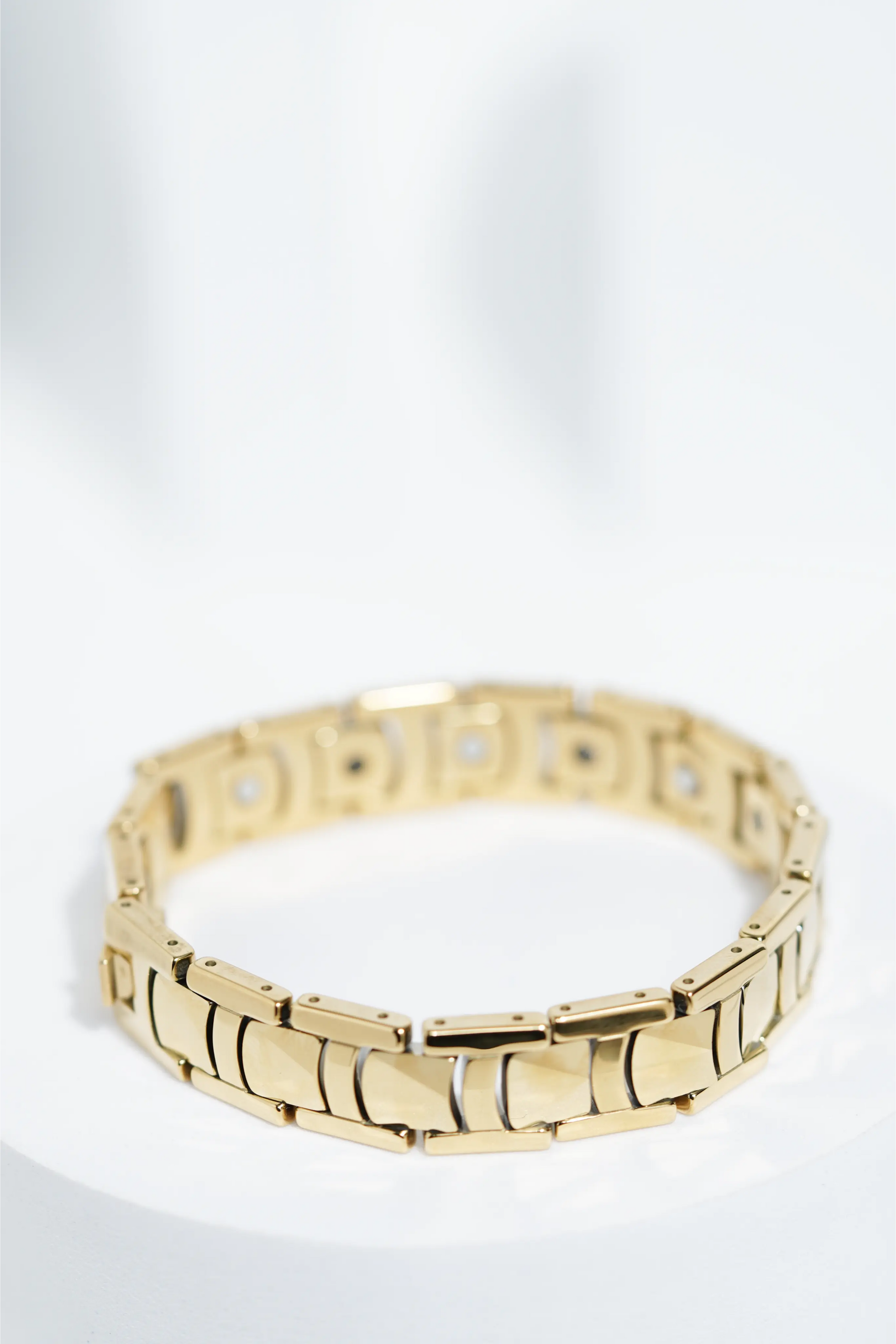 Golden Formal - Ceramic bracelet for men. worldjewel.in men's bracelets
