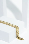 Golden Geometric - Ceramic bracelet for men. worldjewel.in men's bracelets