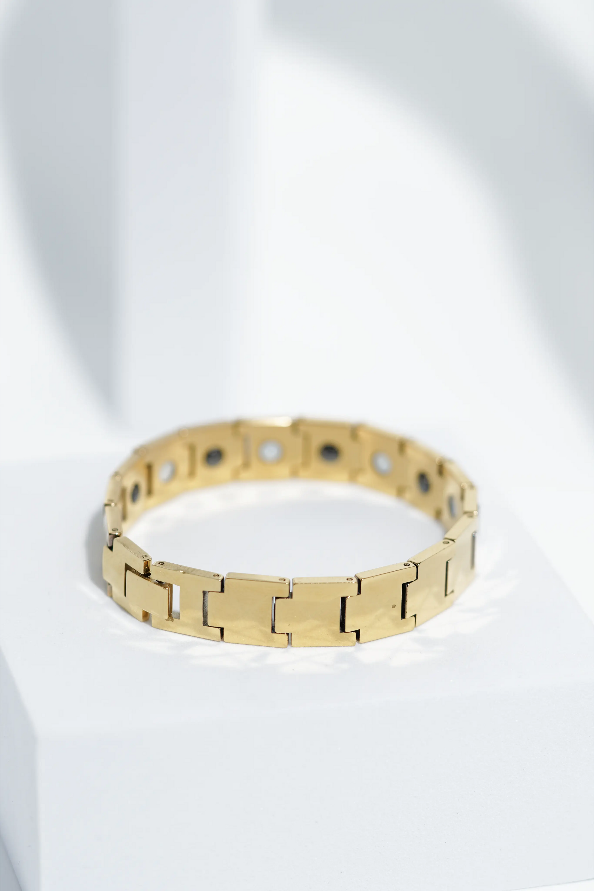 Golden Leaf - Ceramic bracelet for men. worldjewel.in men's bracelets