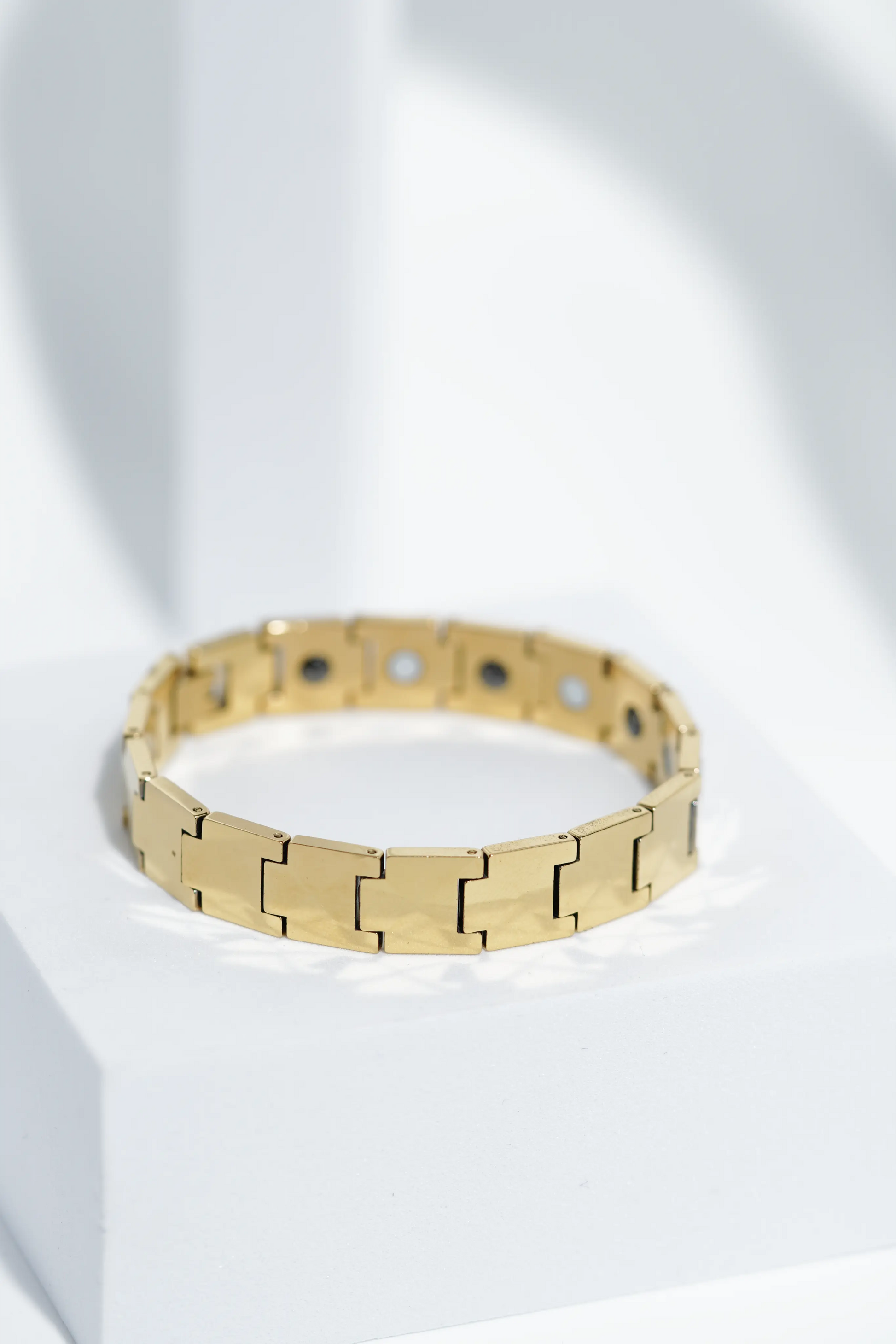 Golden Leaf - Ceramic bracelet for men. worldjewel.in men's bracelets