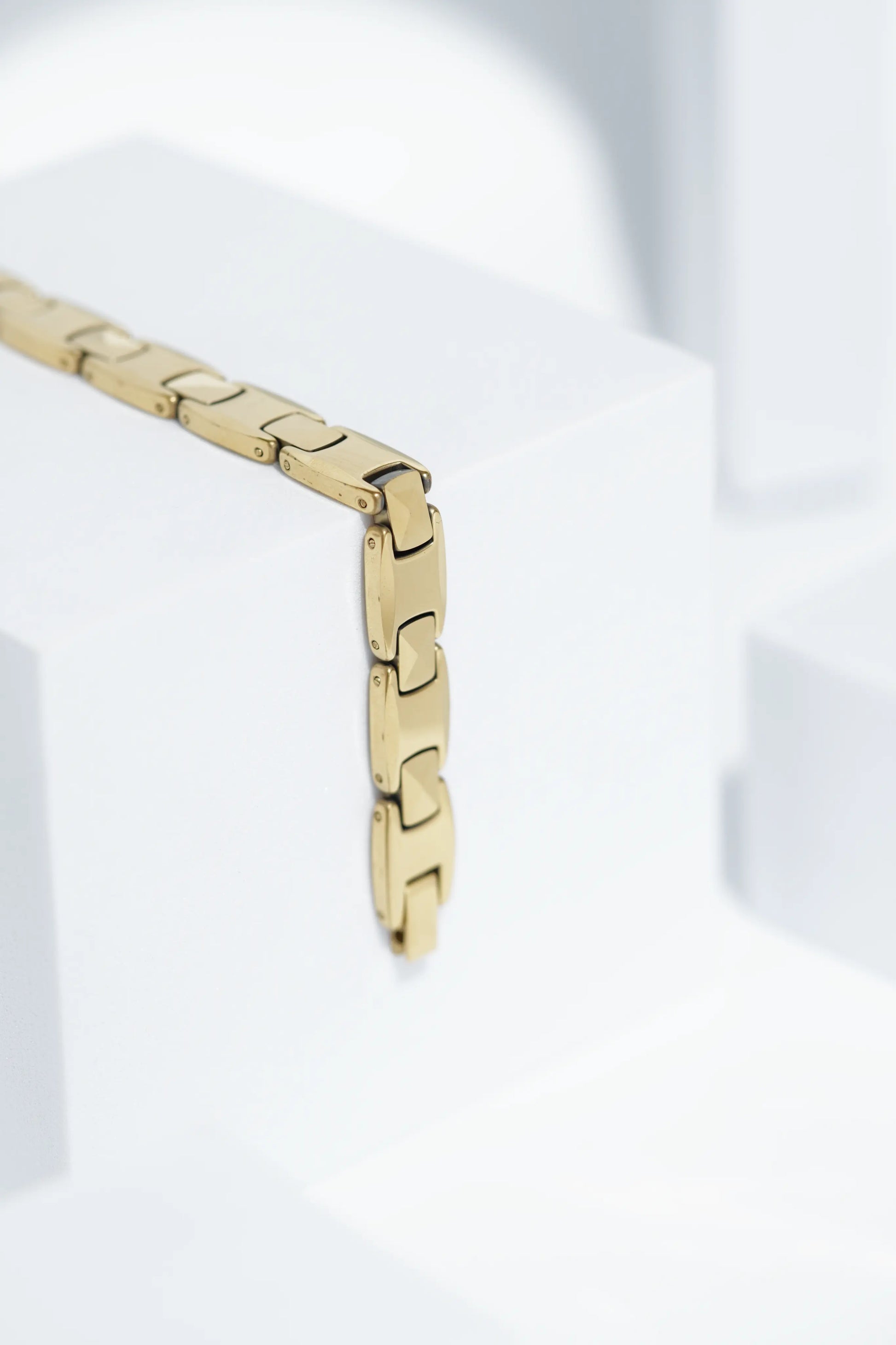 Golden Oval - Ceramic bracelet for men. worldjewel.in men's bracelets
