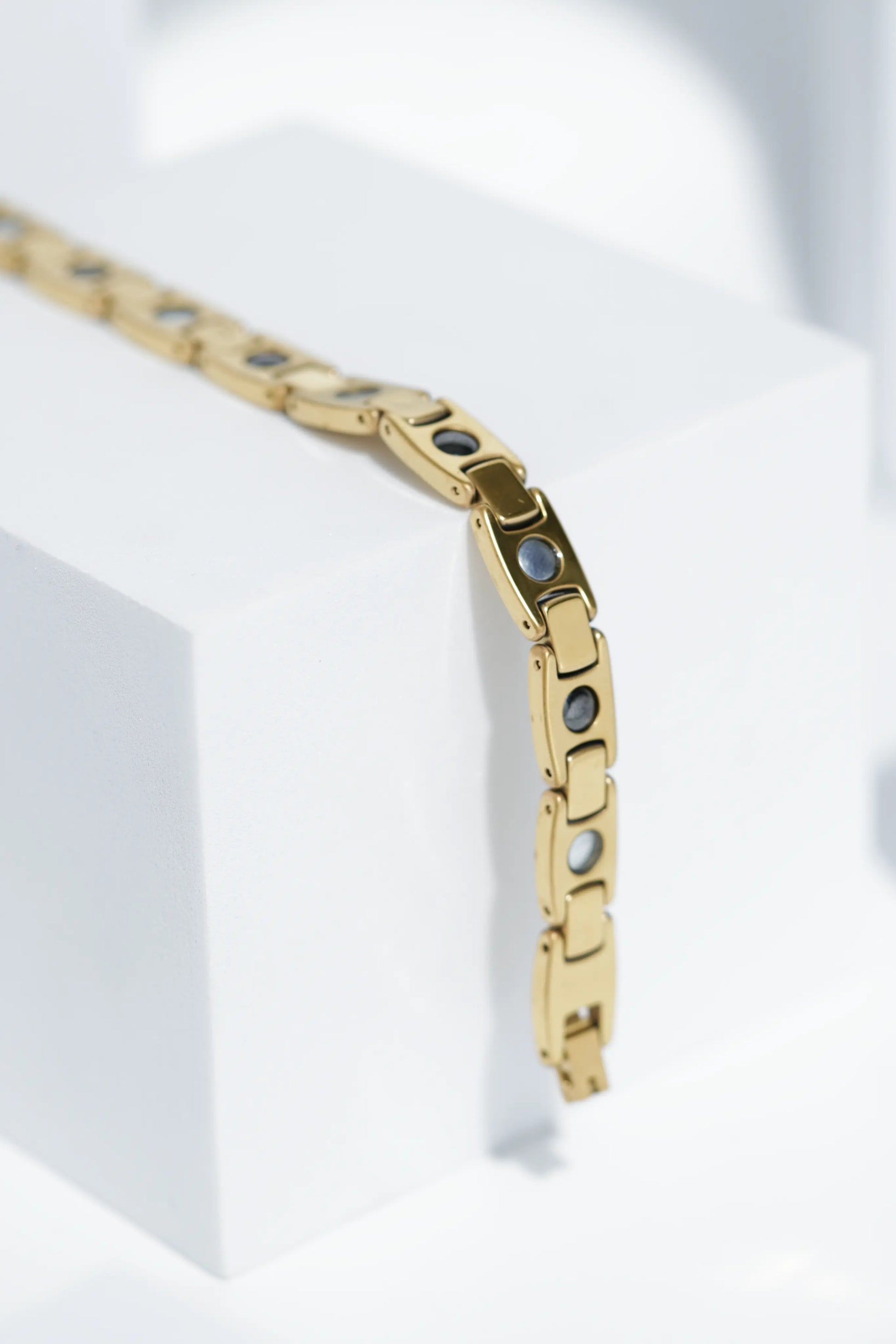 Golden Oval - Ceramic bracelet for men. worldjewel.in men's bracelets
