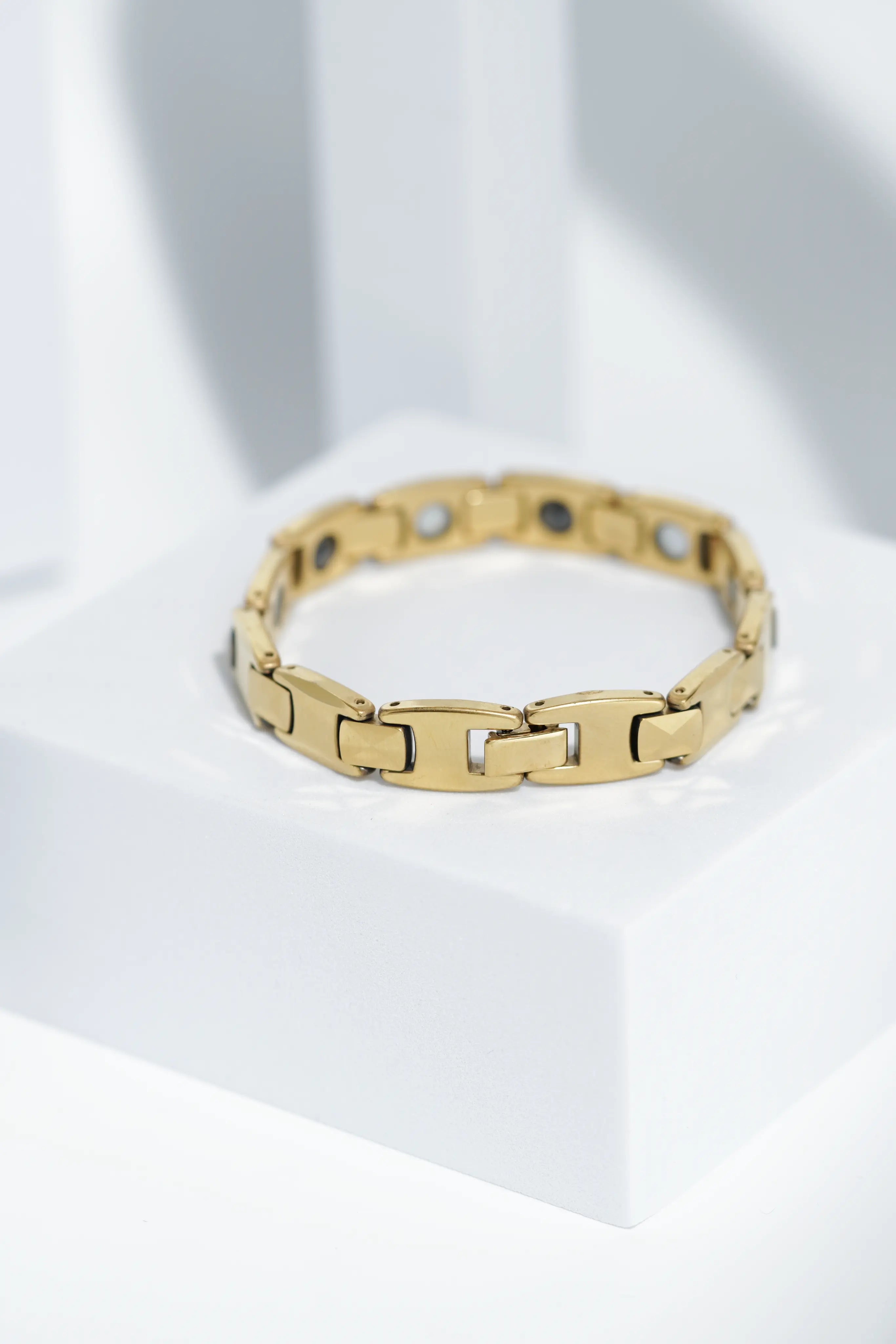 Golden Oval - Ceramic bracelet for men. worldjewel.in men's bracelets