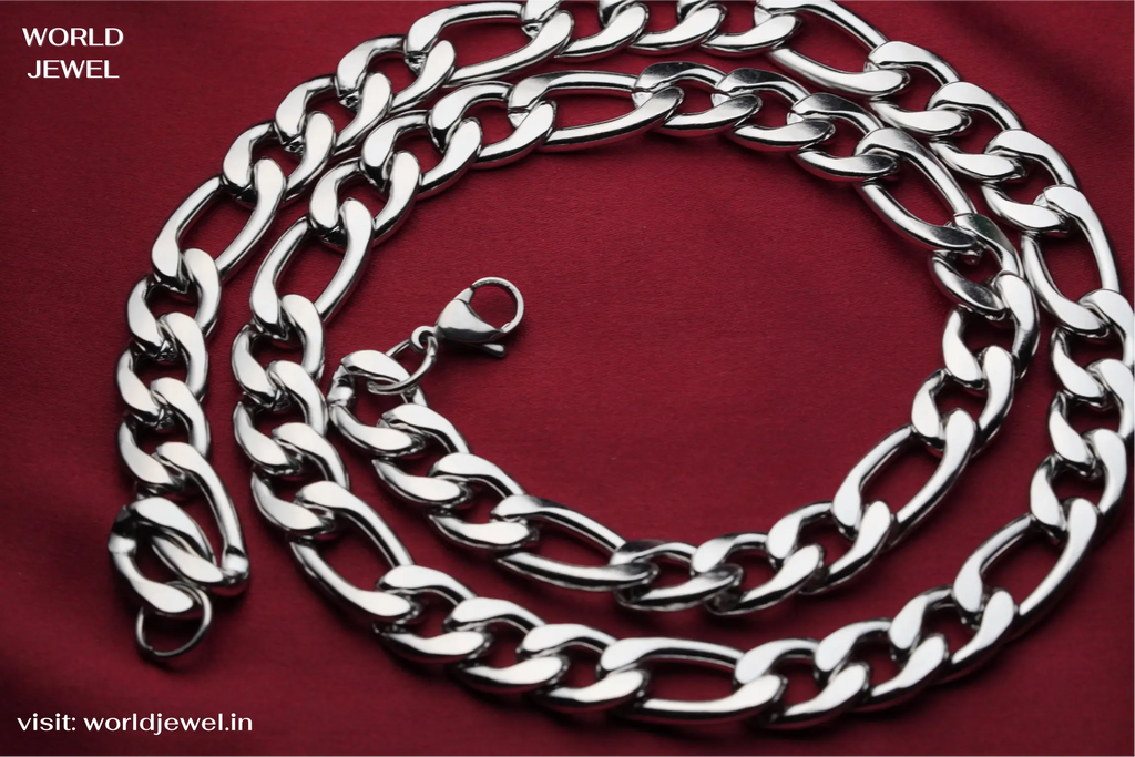 Sachin chain | Stainless Steel chain for men's | 24inch | Anti-Tarnish. - worldjewel.in