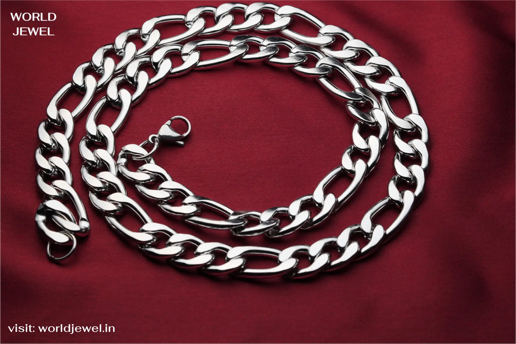 Sachin chain | Stainless Steel chain for men's | 24inch | Anti-Tarnish. - worldjewel.in