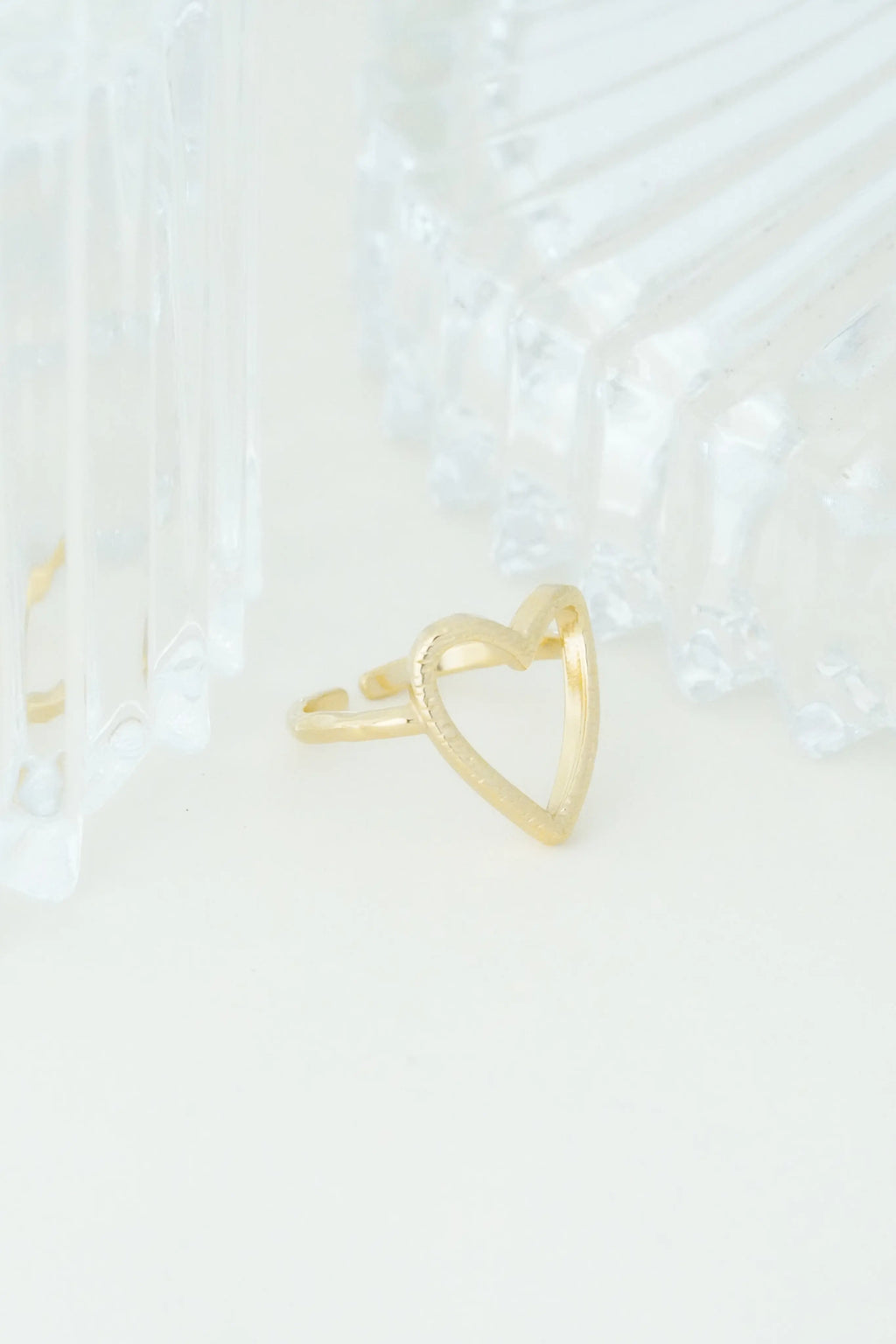 Heart Partten Adjustable Ring worldjewel.in ADJUSTABLE RING