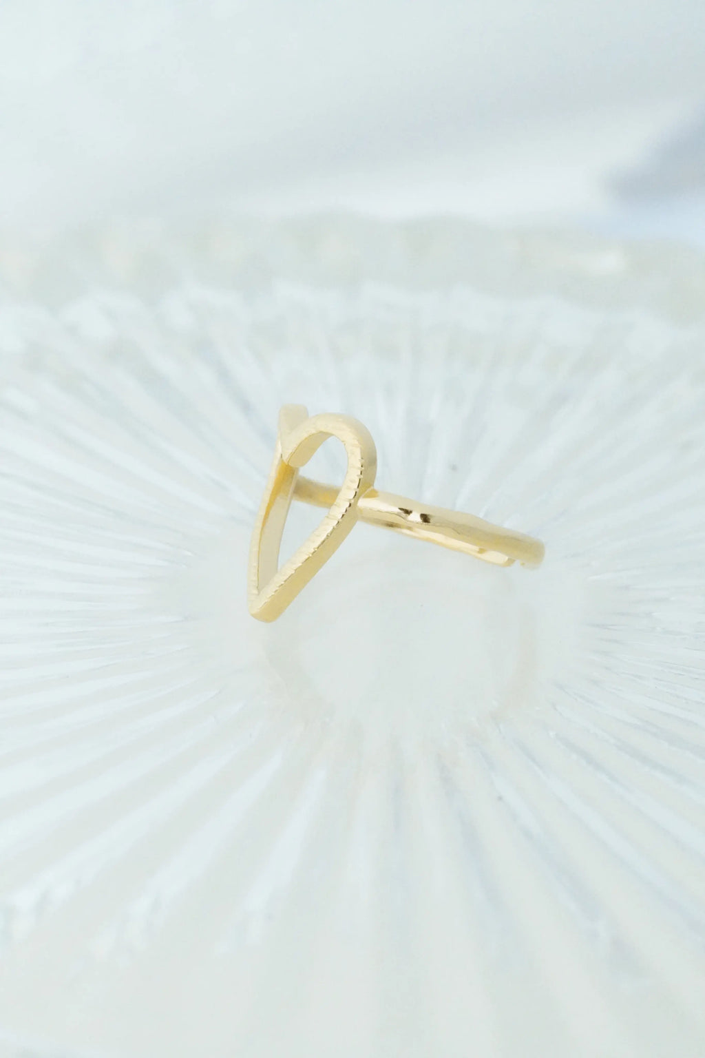 Heart Partten Adjustable Ring worldjewel.in ADJUSTABLE RING