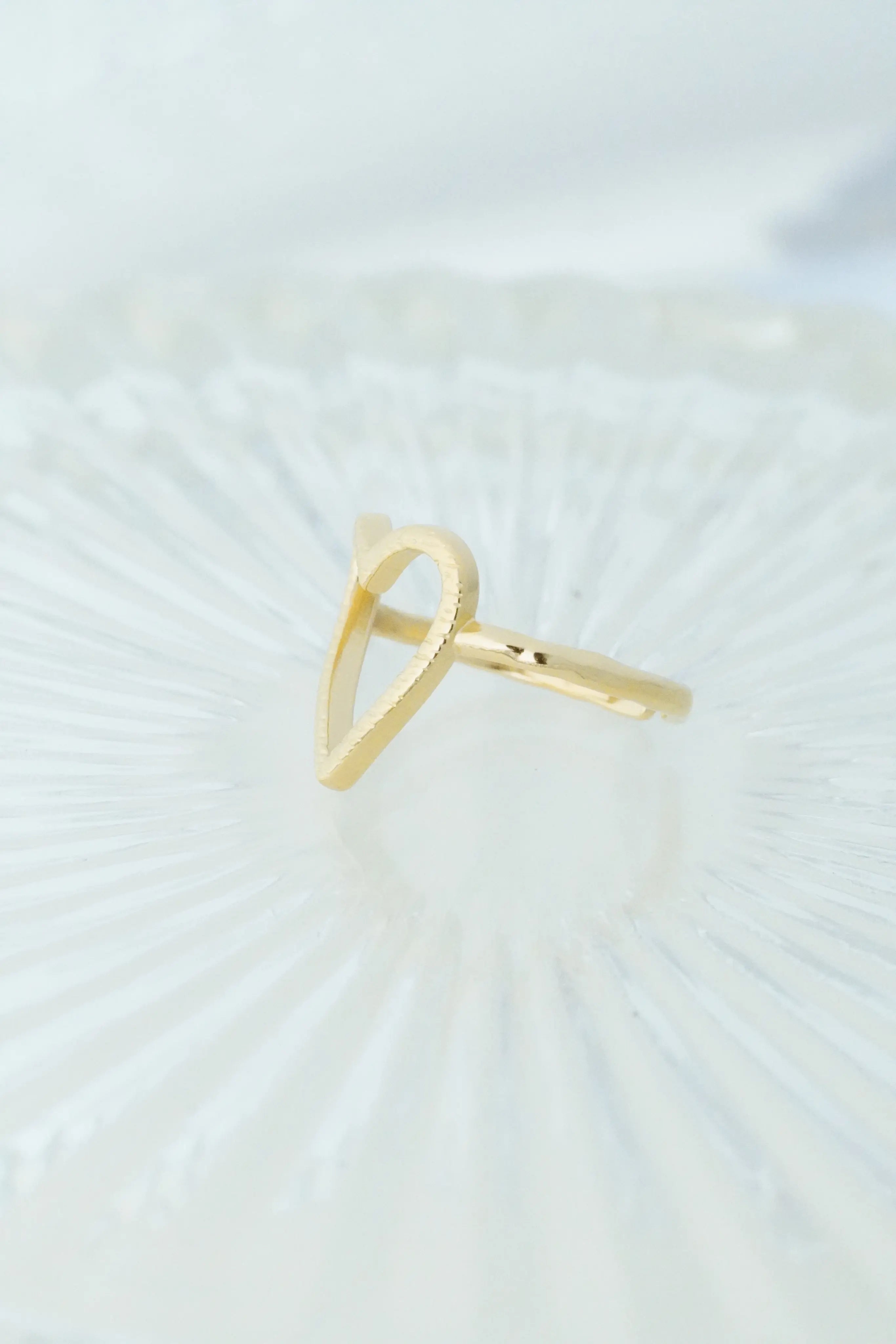 Heart Partten Adjustable Ring worldjewel.in ADJUSTABLE RING
