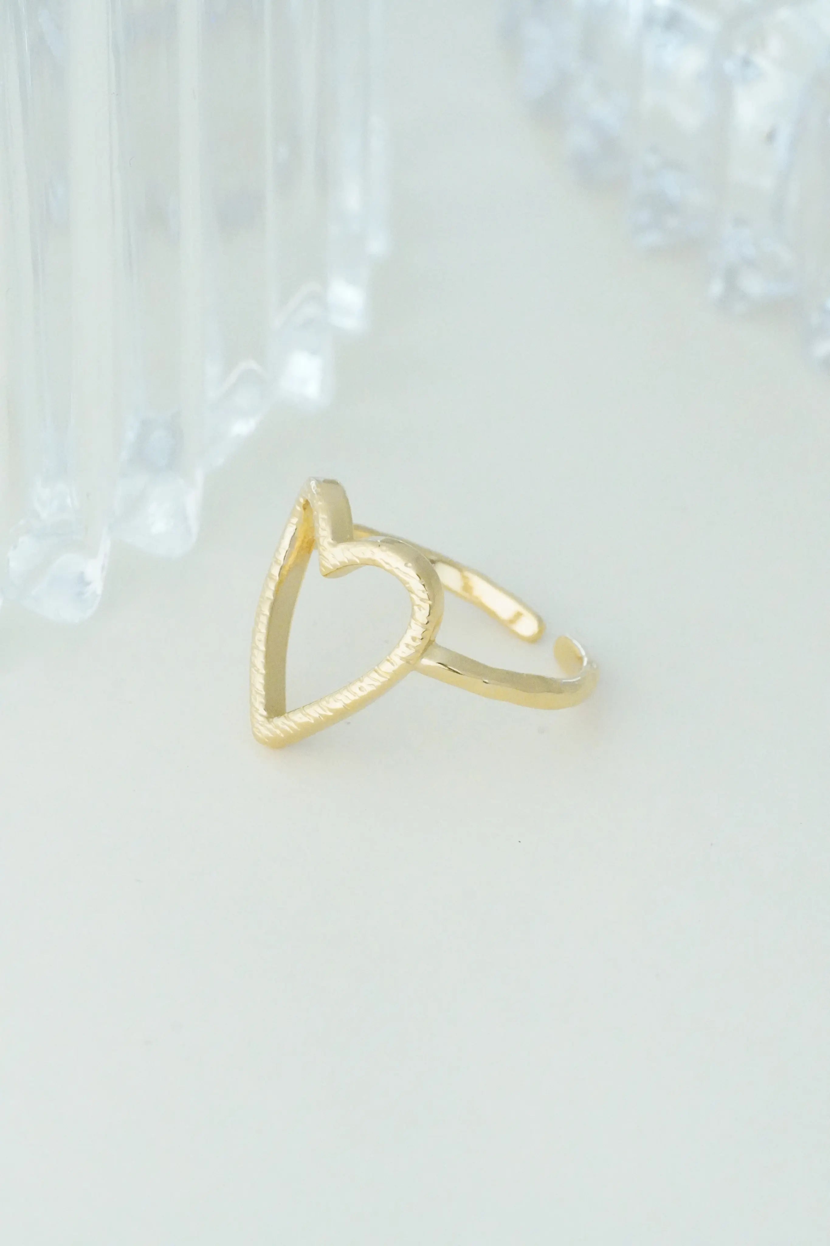 Heart Partten Adjustable Ring worldjewel.in ADJUSTABLE RING