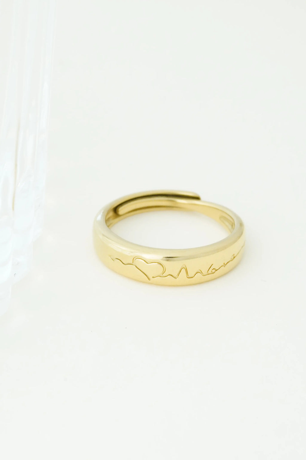 Heartbeat Adjustable Ring worldjewel.in ADJUSTABLE RING