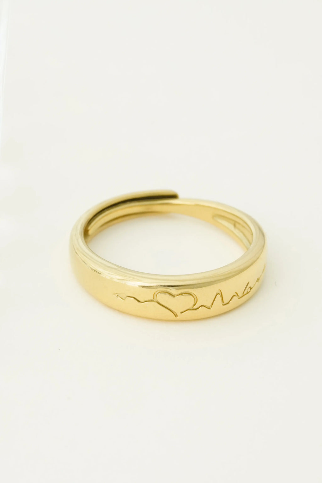 Heartbeat Adjustable Ring worldjewel.in ADJUSTABLE RING