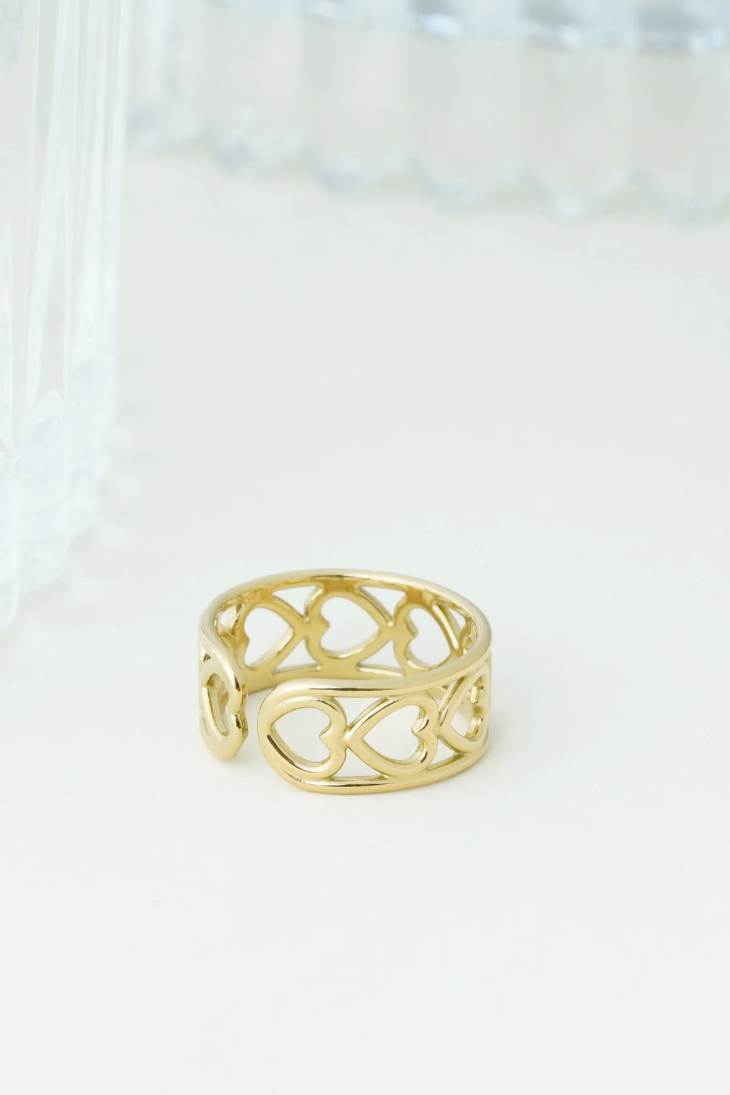 Hearts Adjustable Ring worldjewel.in ADJUSTABLE RING