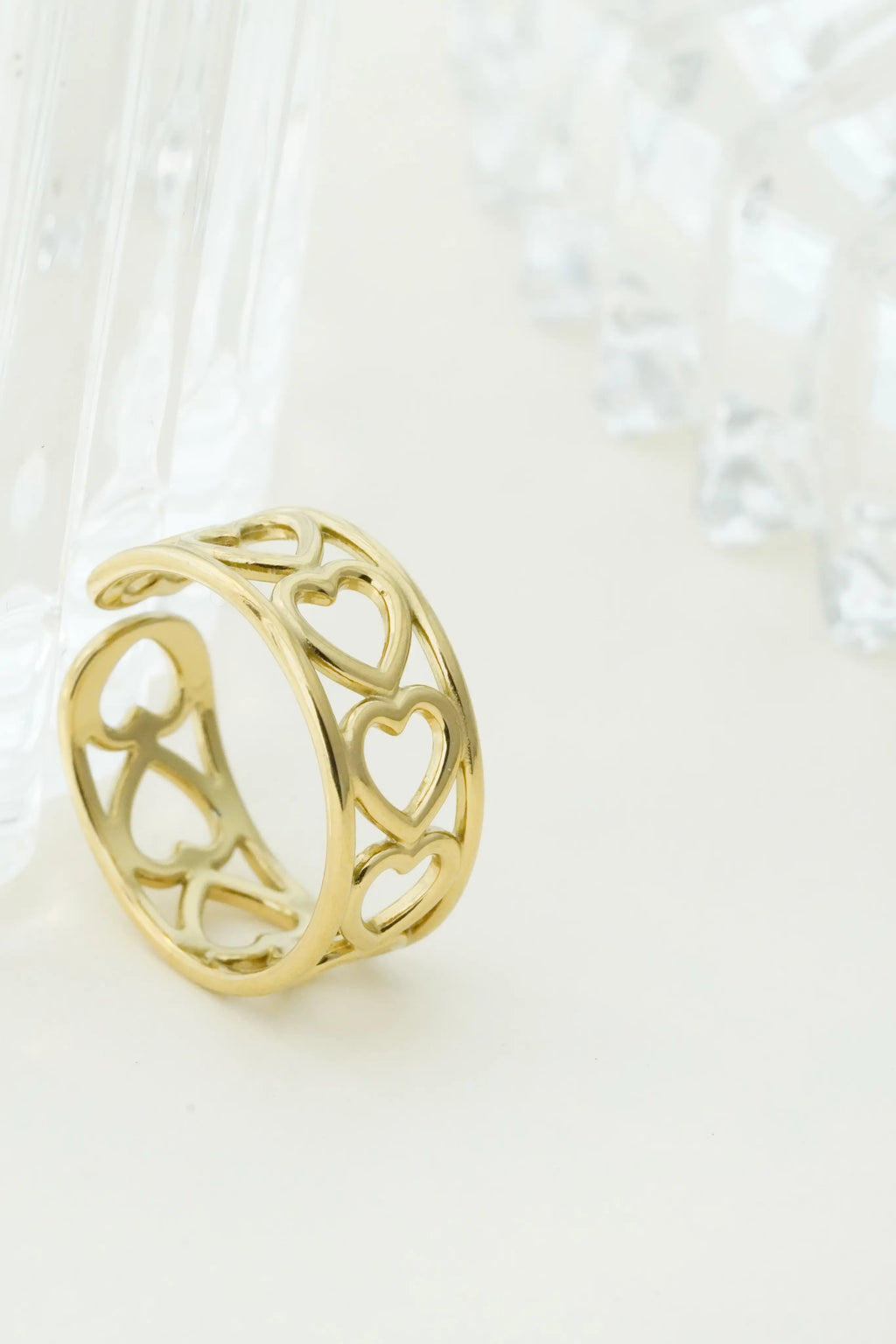Hearts Adjustable Ring worldjewel.in ADJUSTABLE RING