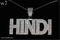 HINDI Unisex alloy Iced Pendent