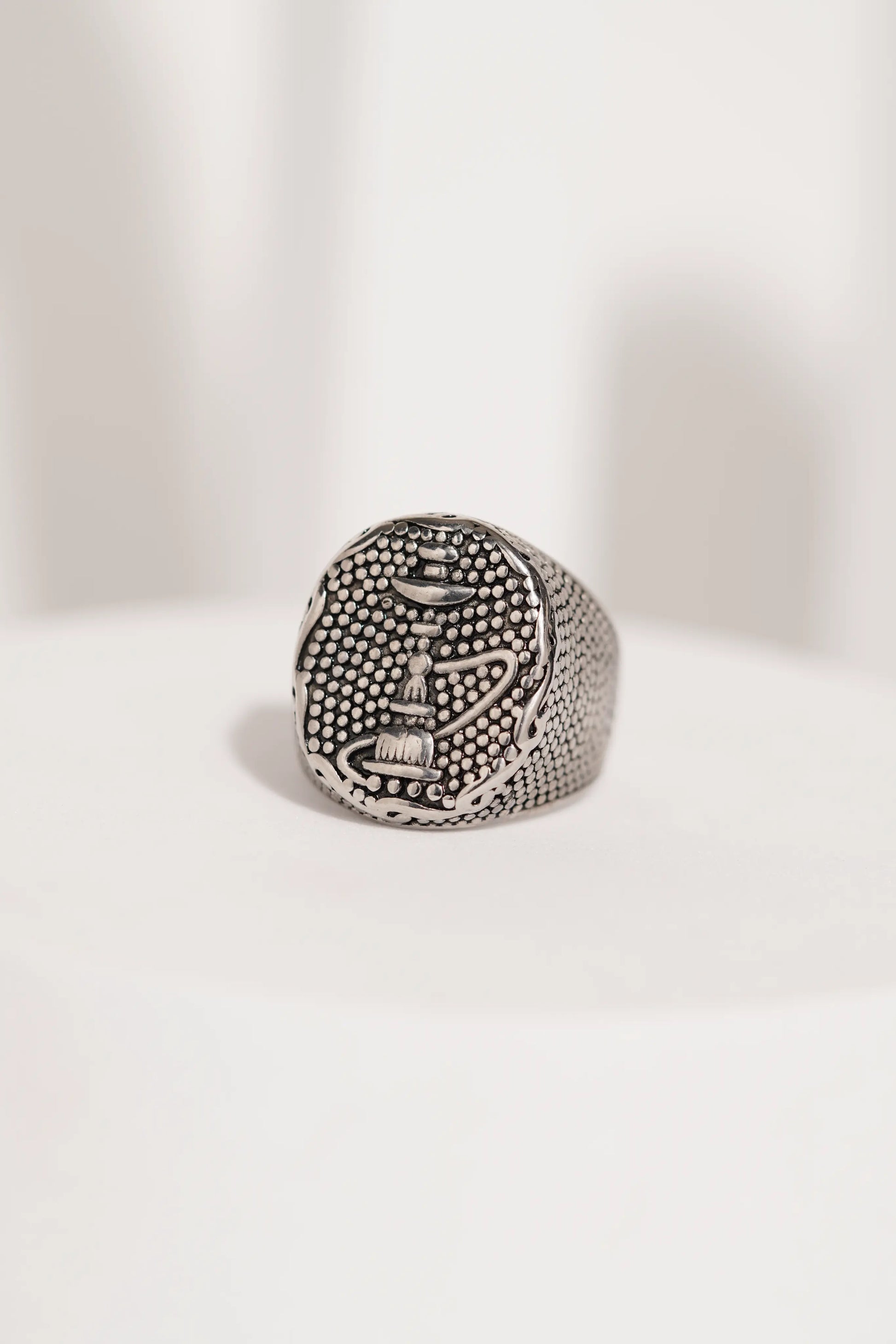 Hookah Pattern Ring For Men worldjewel.in men's ring