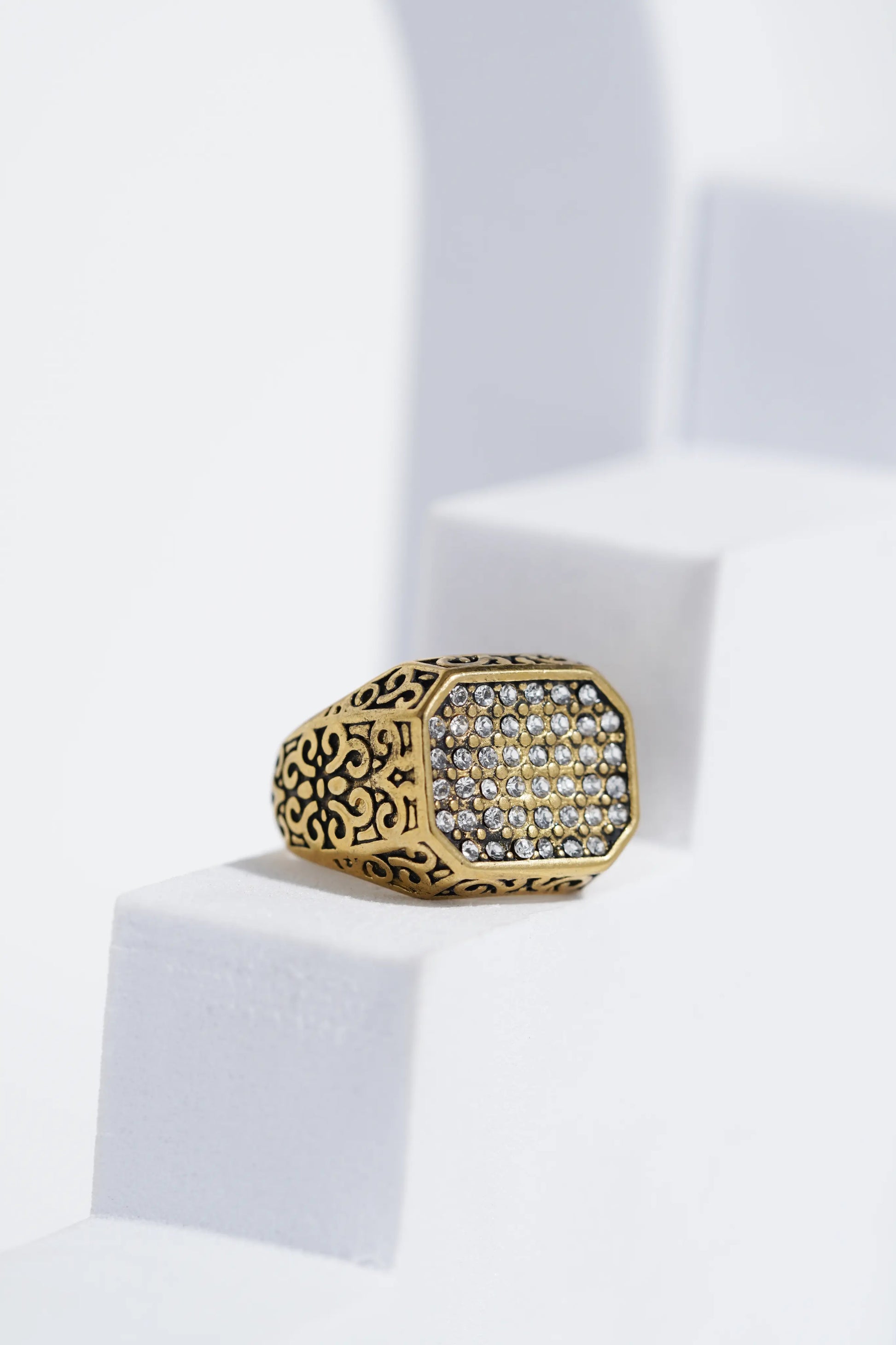 Iced Diamond Ring For Men worldjewel.in men's ring