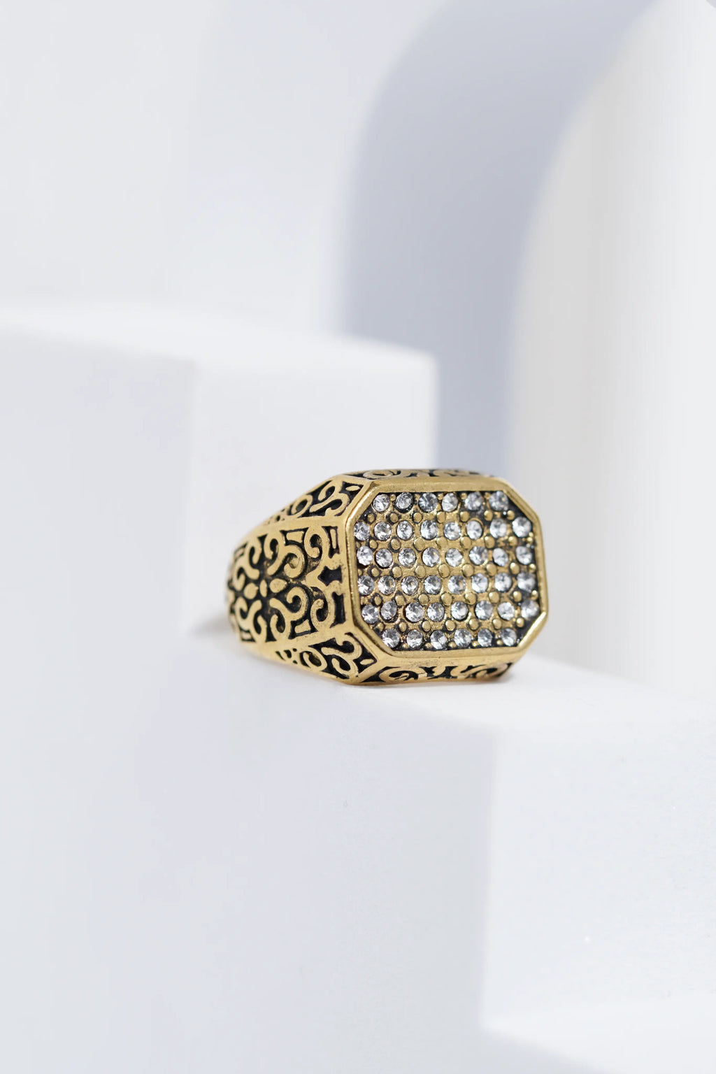 Iced Diamond Ring For Men worldjewel.in men's ring