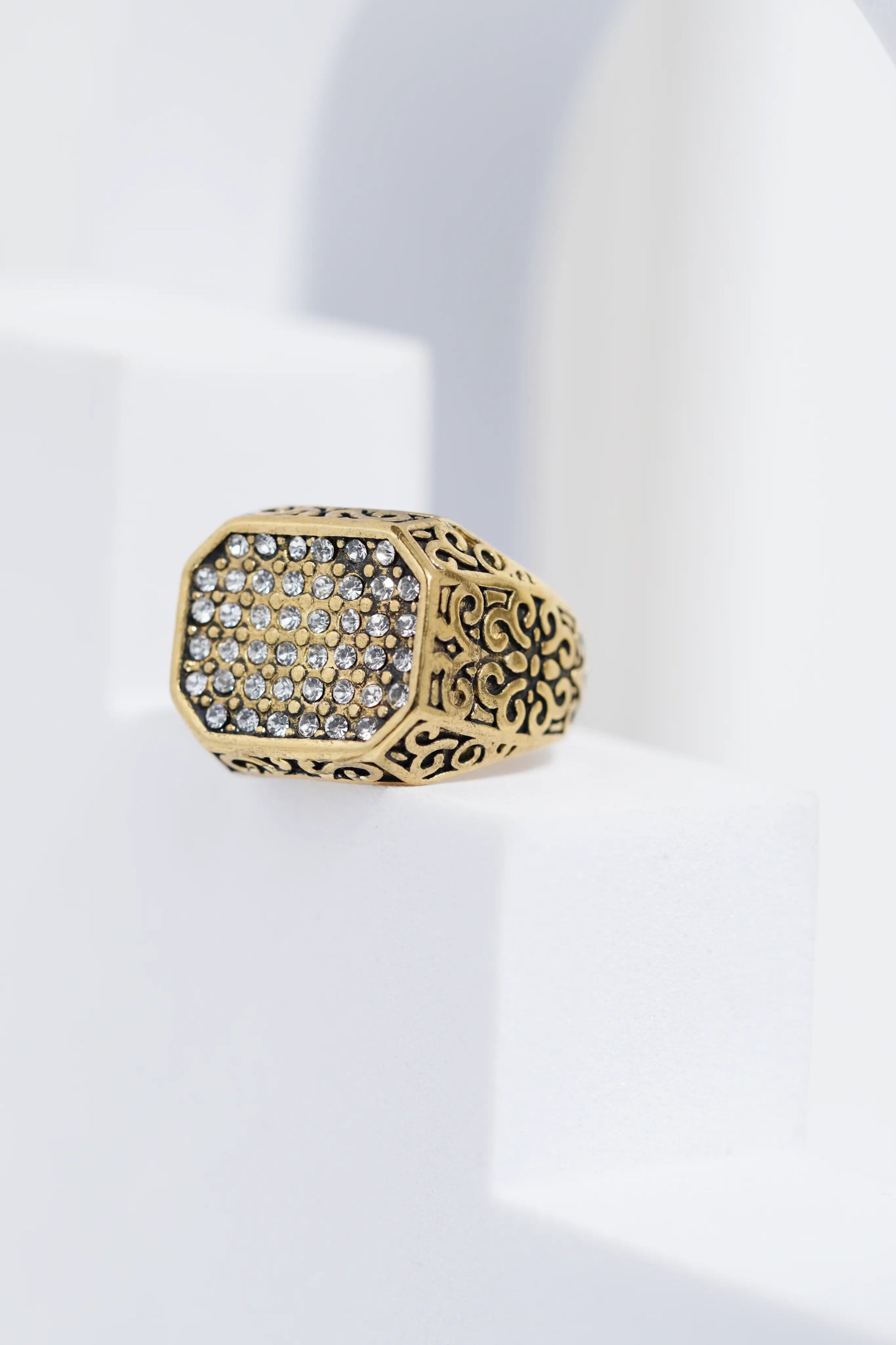 Iced Diamond Ring For Men worldjewel.in men's ring