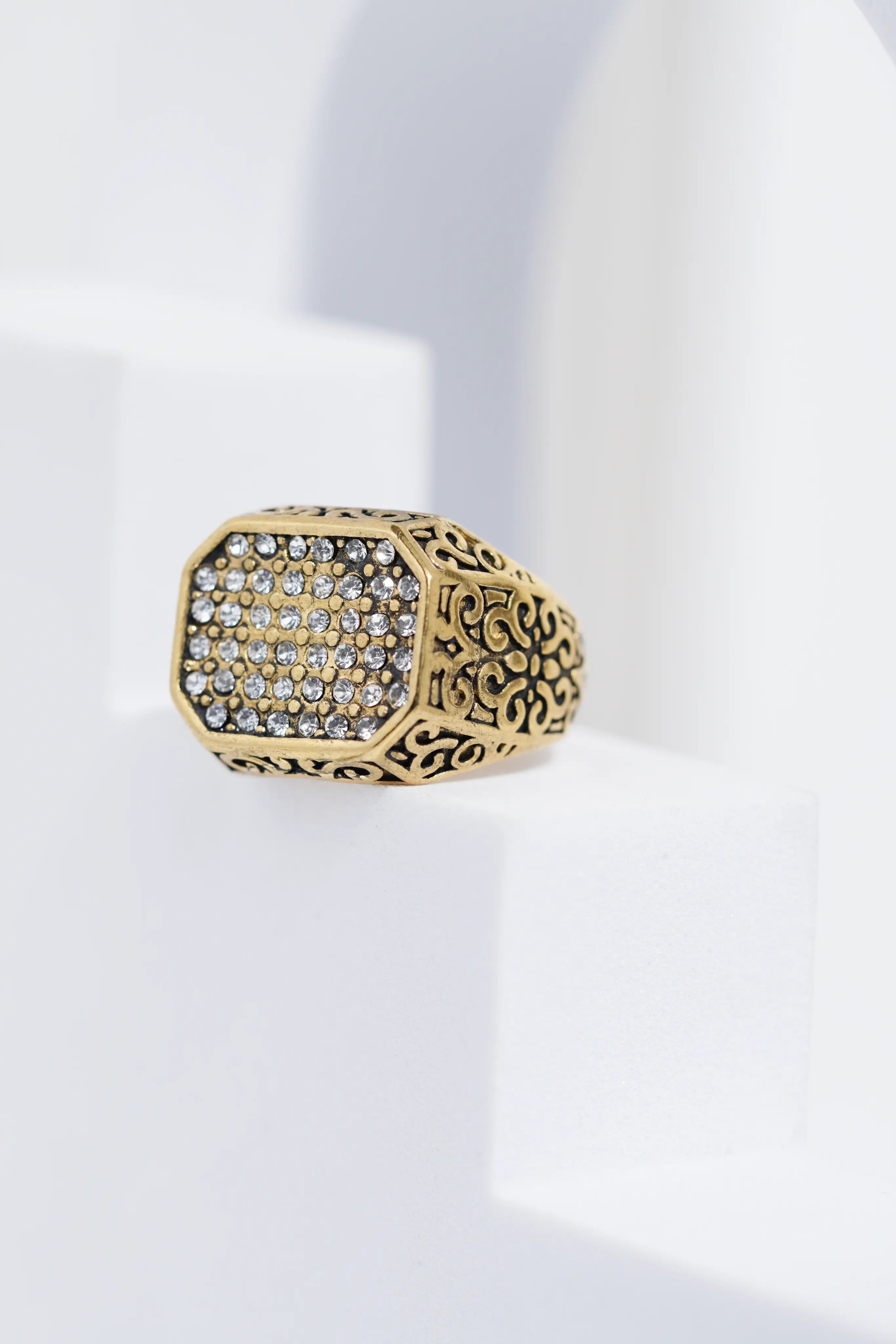 Iced Diamond Ring For Men worldjewel.in men's ring