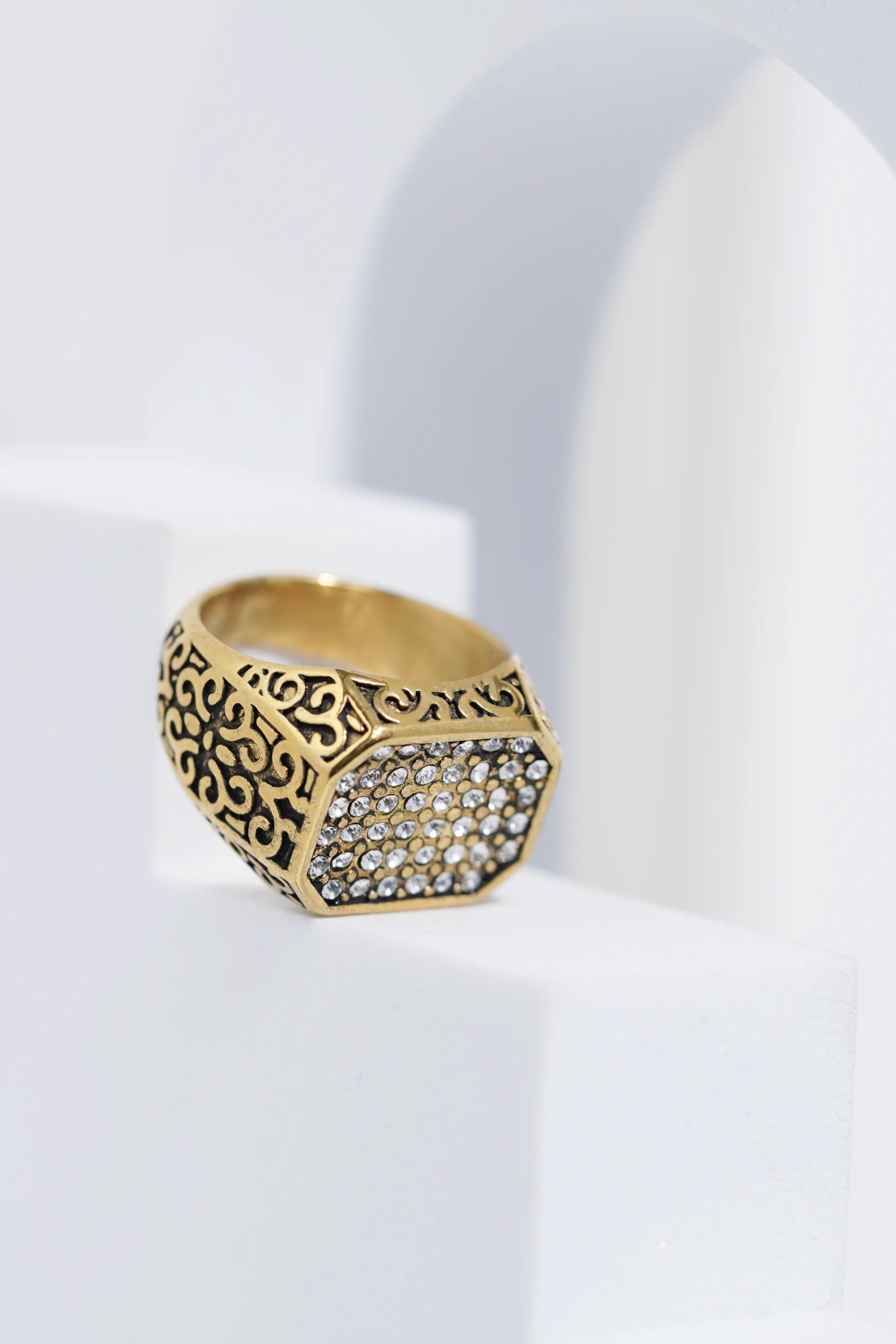 Iced Diamond Ring For Men worldjewel.in men's ring