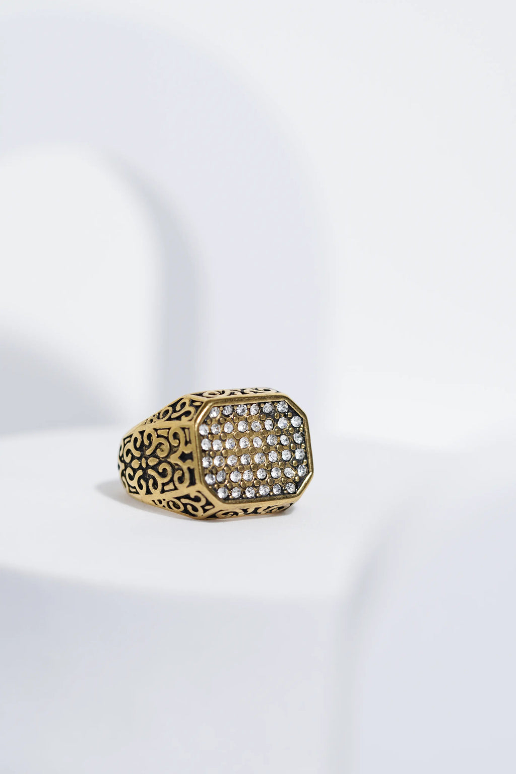 Iced Diamond Ring For Men worldjewel.in men's ring