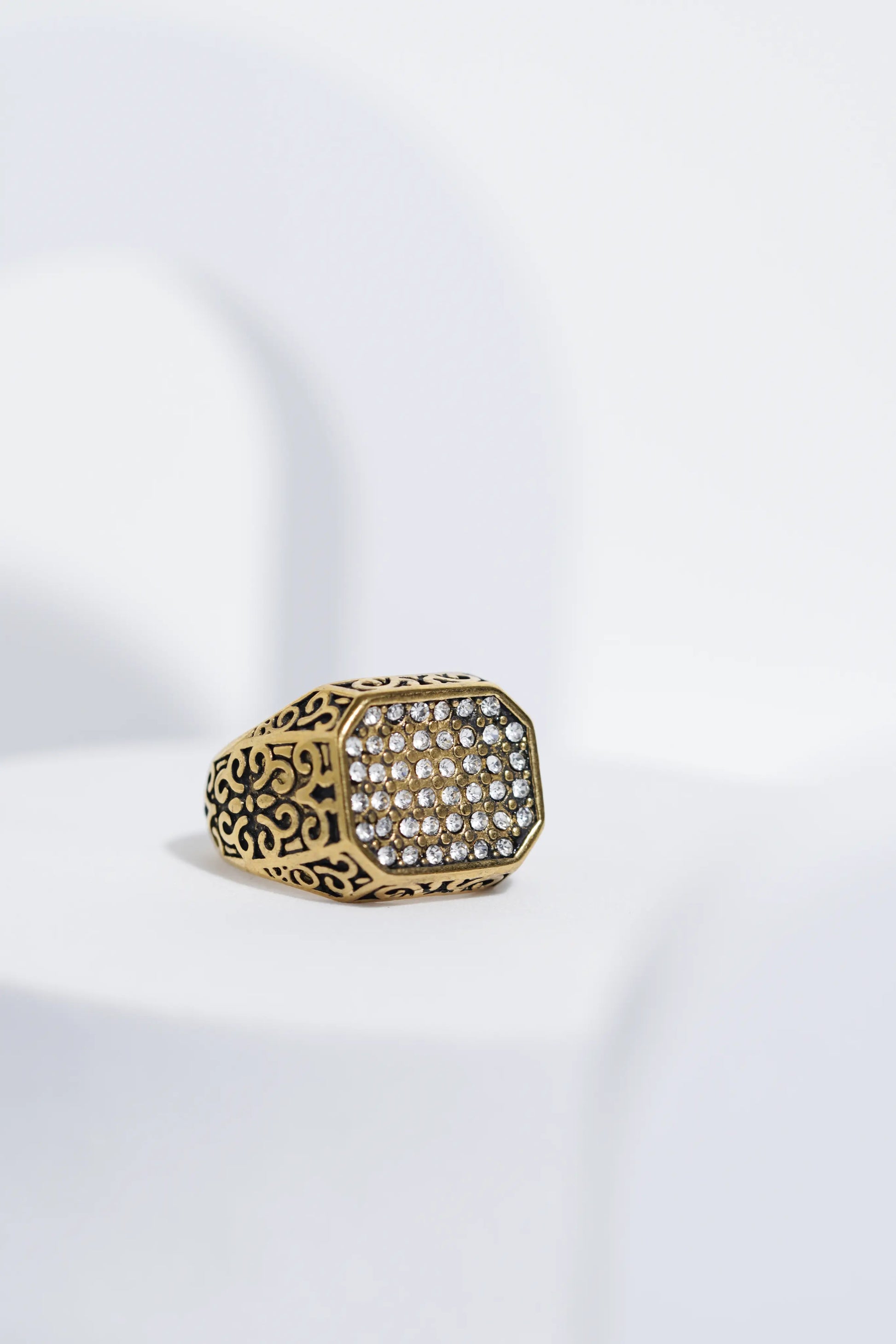 Iced Diamond Ring For Men worldjewel.in men's ring