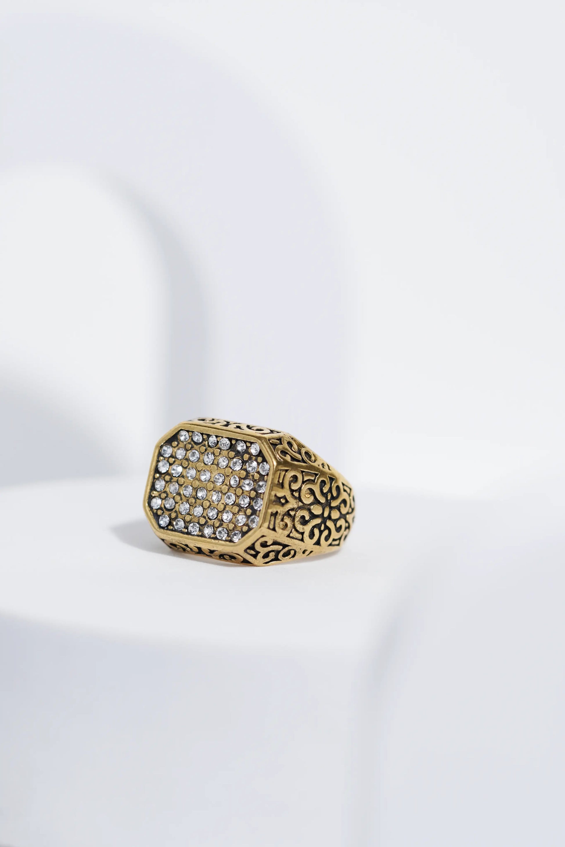 Iced Diamond Ring For Men worldjewel.in men's ring