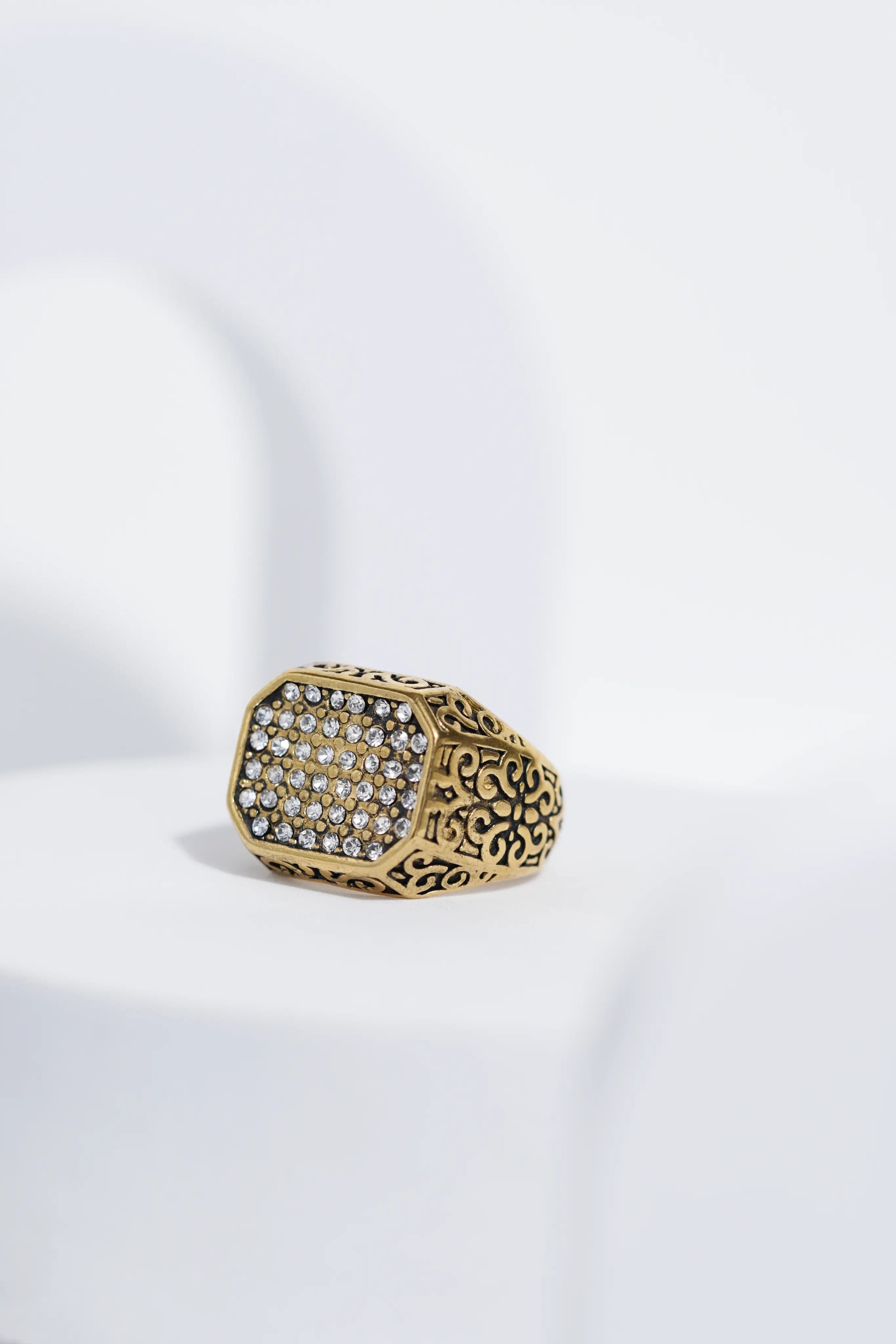 Iced Diamond Ring For Men worldjewel.in men's ring