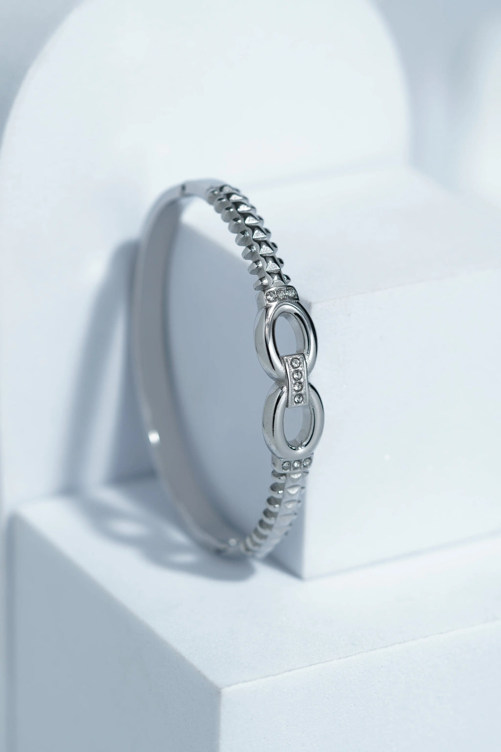 Ivory Glint Bangle Bracelet worldjewel.in CUFF BRACELET FOR WOMEN