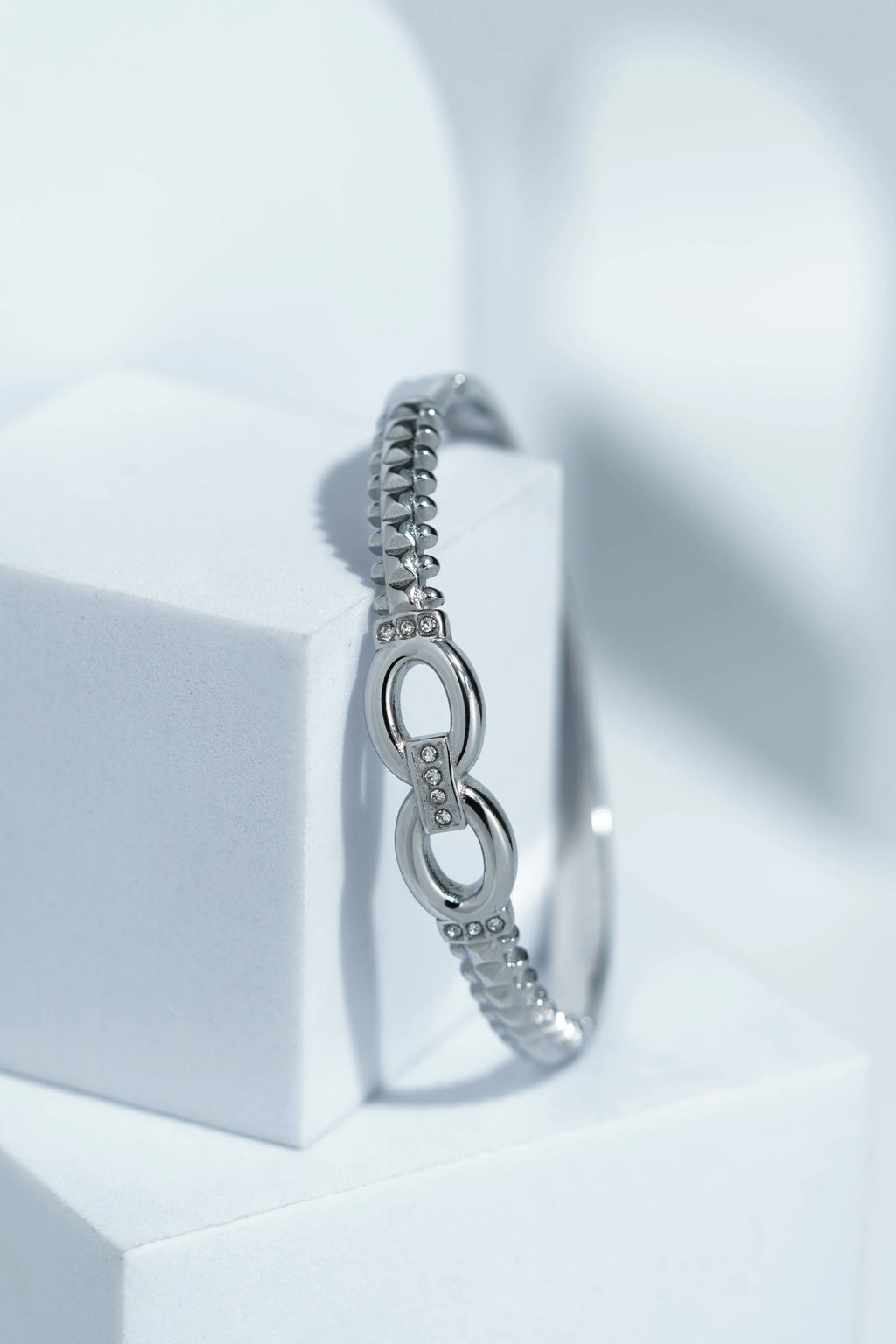 Ivory Glint Bangle Bracelet worldjewel.in CUFF BRACELET FOR WOMEN