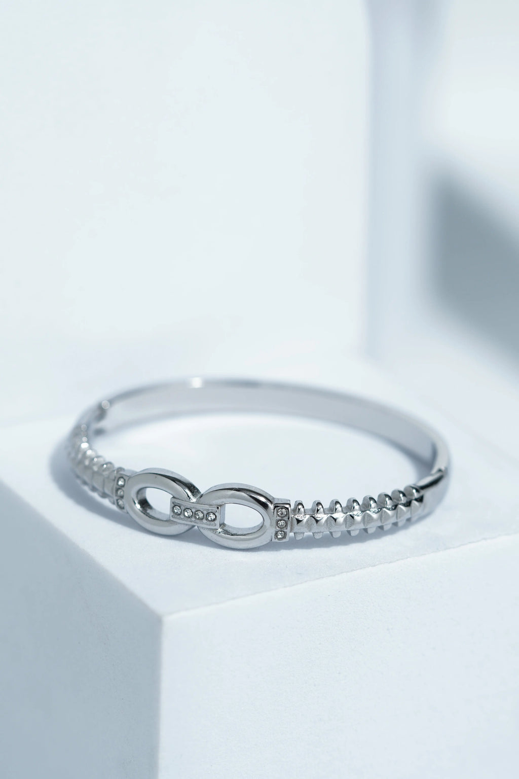 Ivory Glint Bangle Bracelet worldjewel.in CUFF BRACELET FOR WOMEN