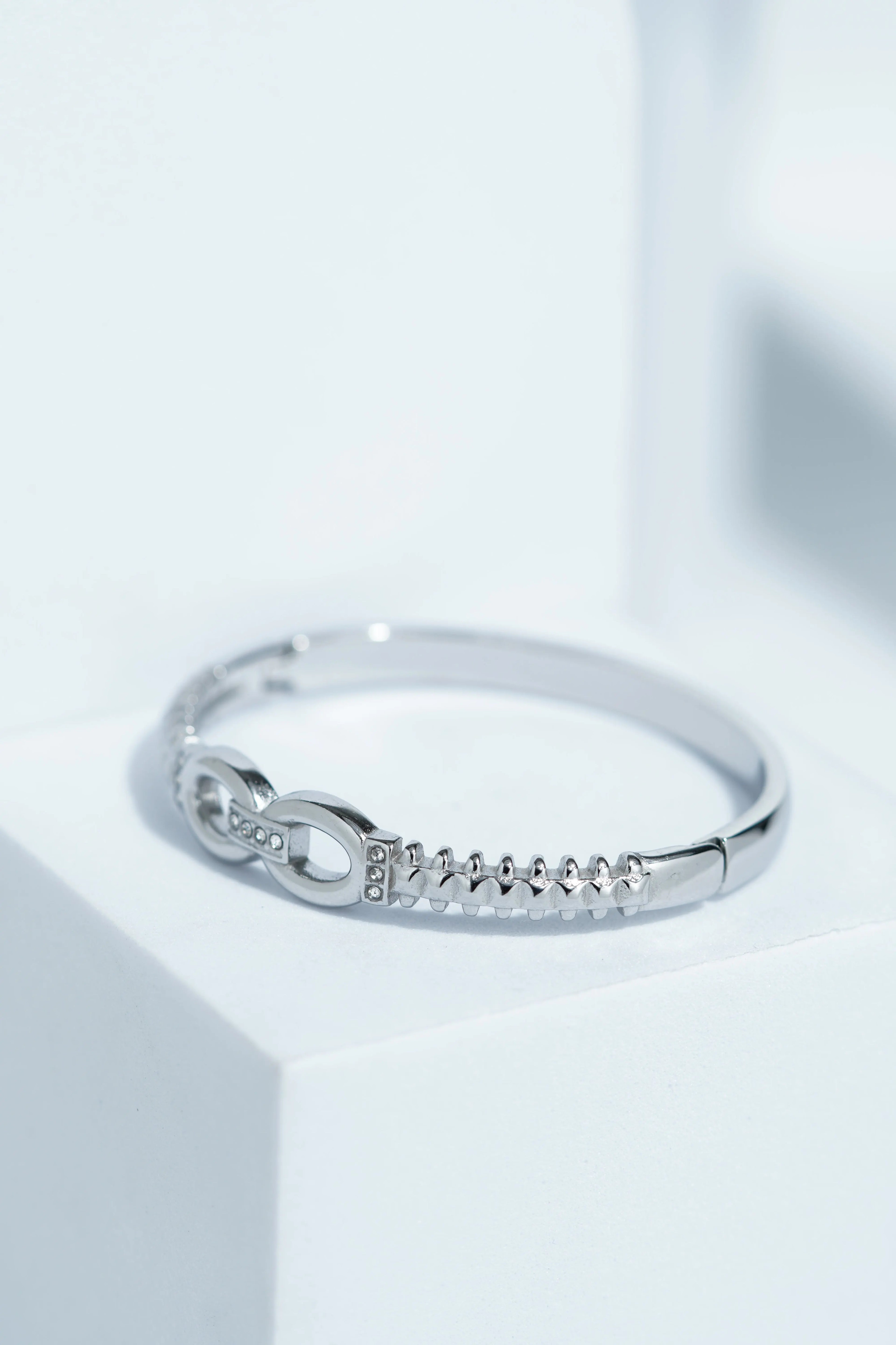 Ivory Glint Bangle Bracelet worldjewel.in CUFF BRACELET FOR WOMEN