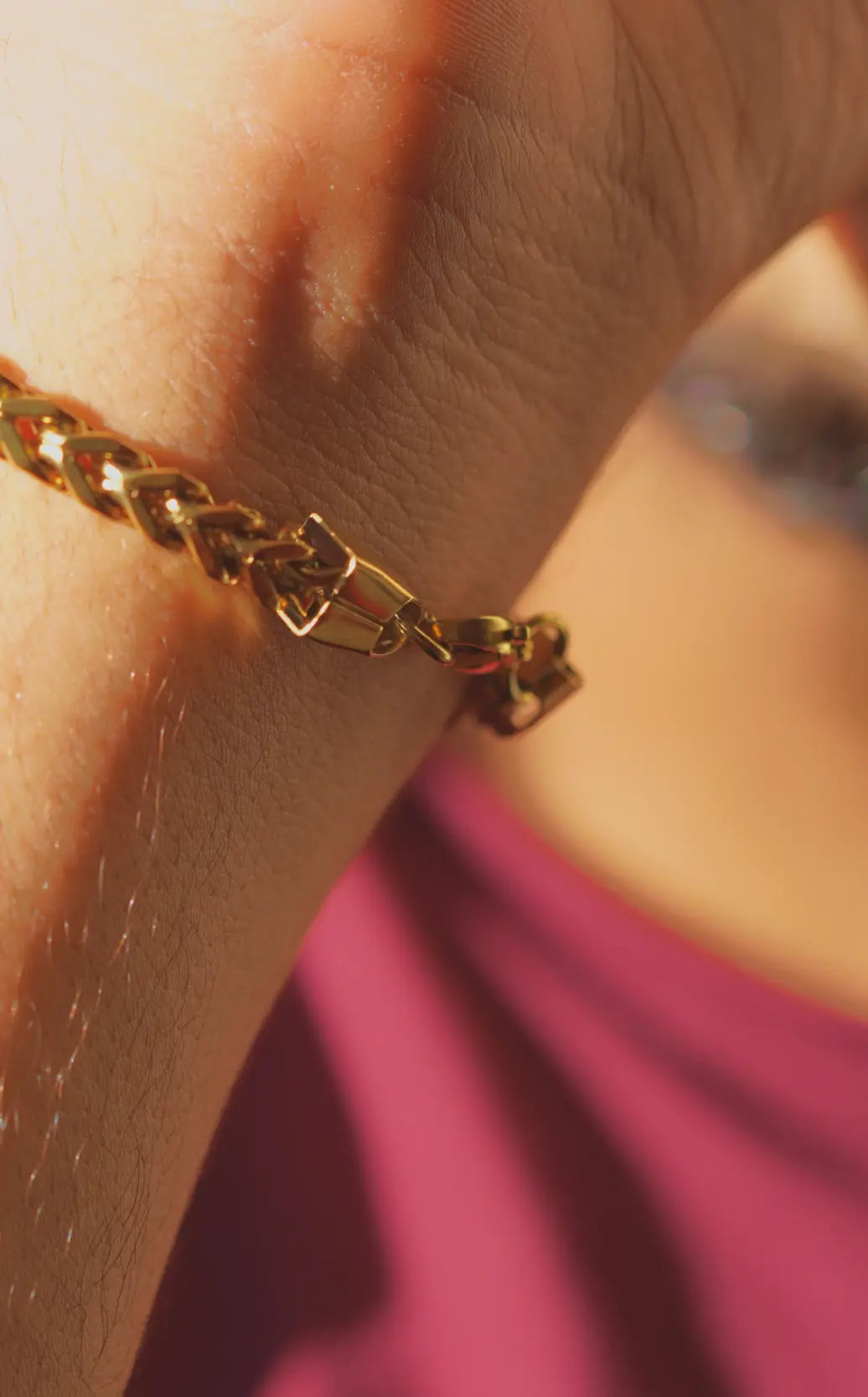 LUX chain Bracelet | Stainless Steel | Anti-tarnish | Unisex. - worldjewel.in