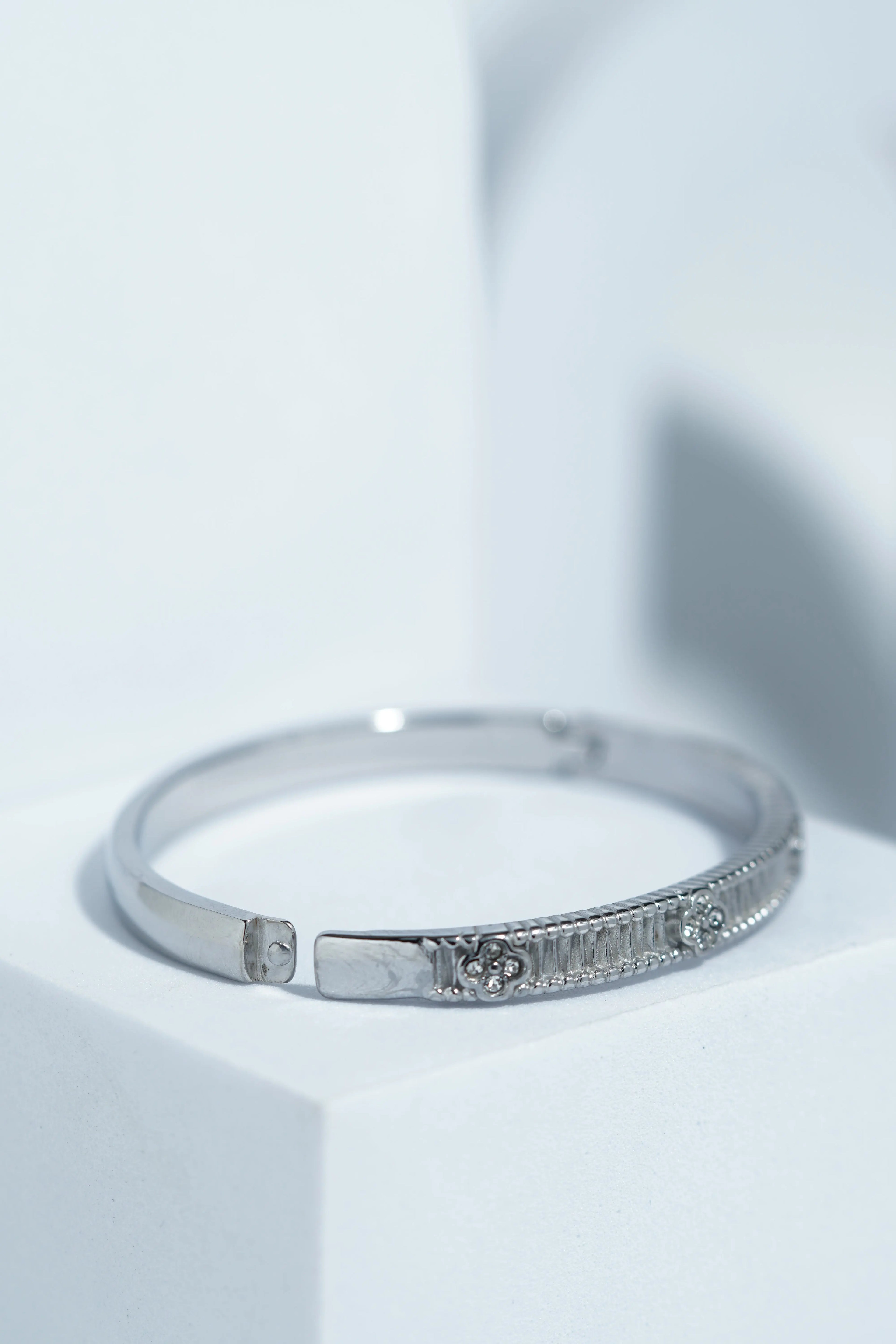 Lavender Gleam Bangle Bracelet worldjewel.in CUFF BRACELET FOR WOMEN