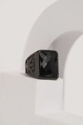 Leaf Stainless Steel Turkish Ring For Men worldjewel.in men's ring