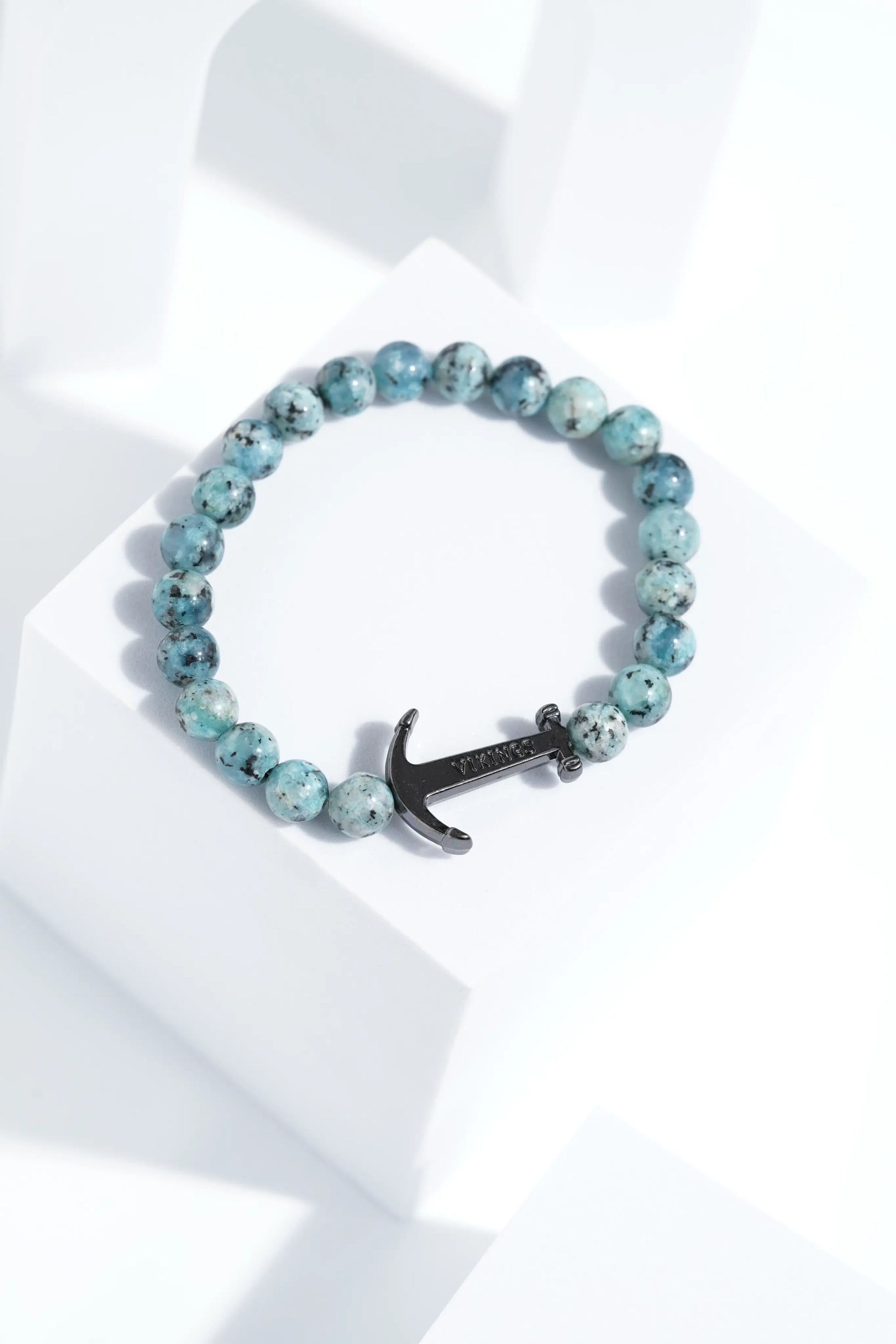 Light Blue Hook Bead Bracelets | Unisex. worldjewel.in Bead Bracelets
