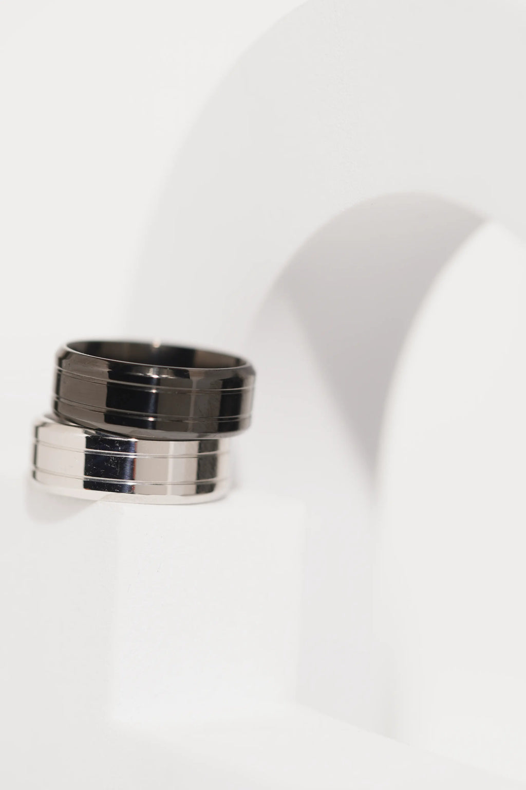 Line Stainless Steel Band Ring For Men worldjewel.in men's ring