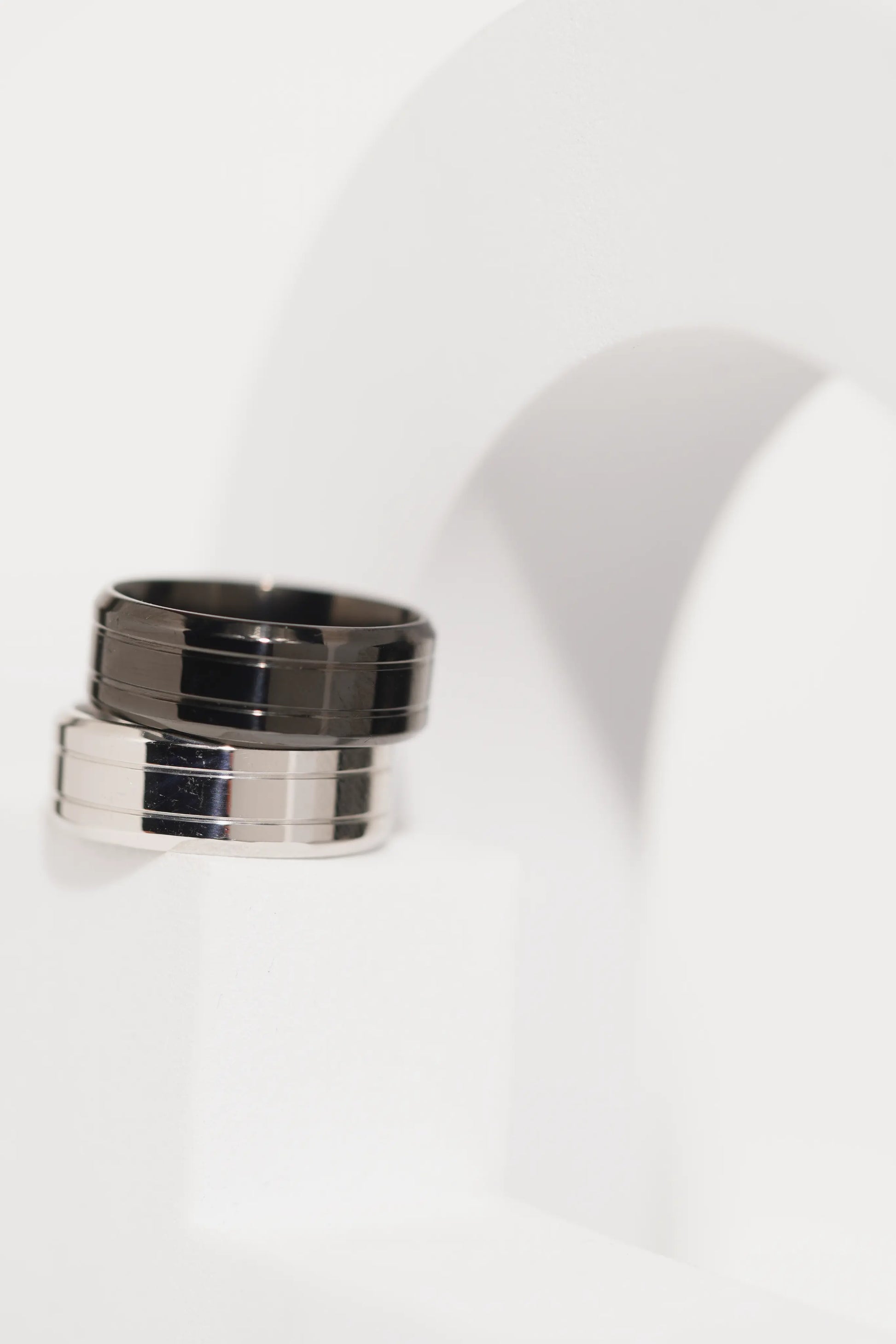 Line Stainless Steel Band Ring For Men worldjewel.in men's ring