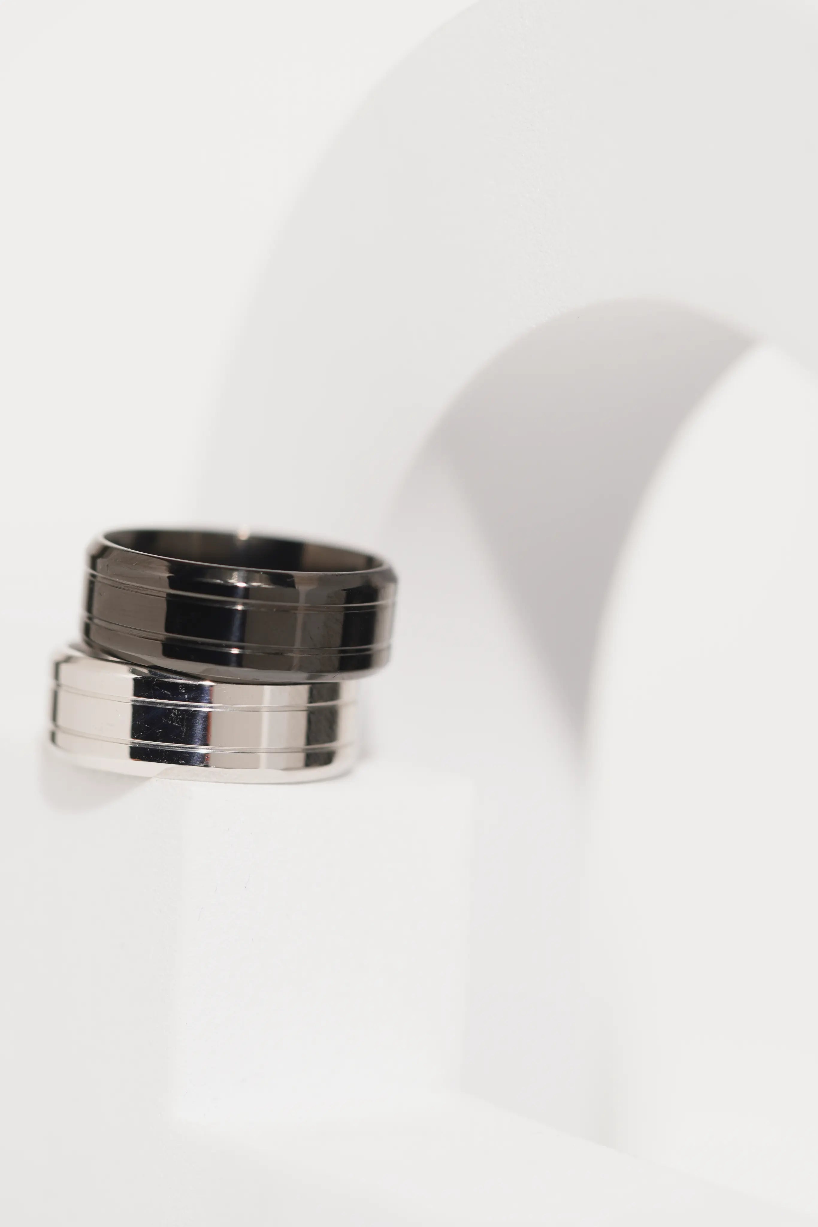 Line Stainless Steel Band Ring For Men worldjewel.in men's ring