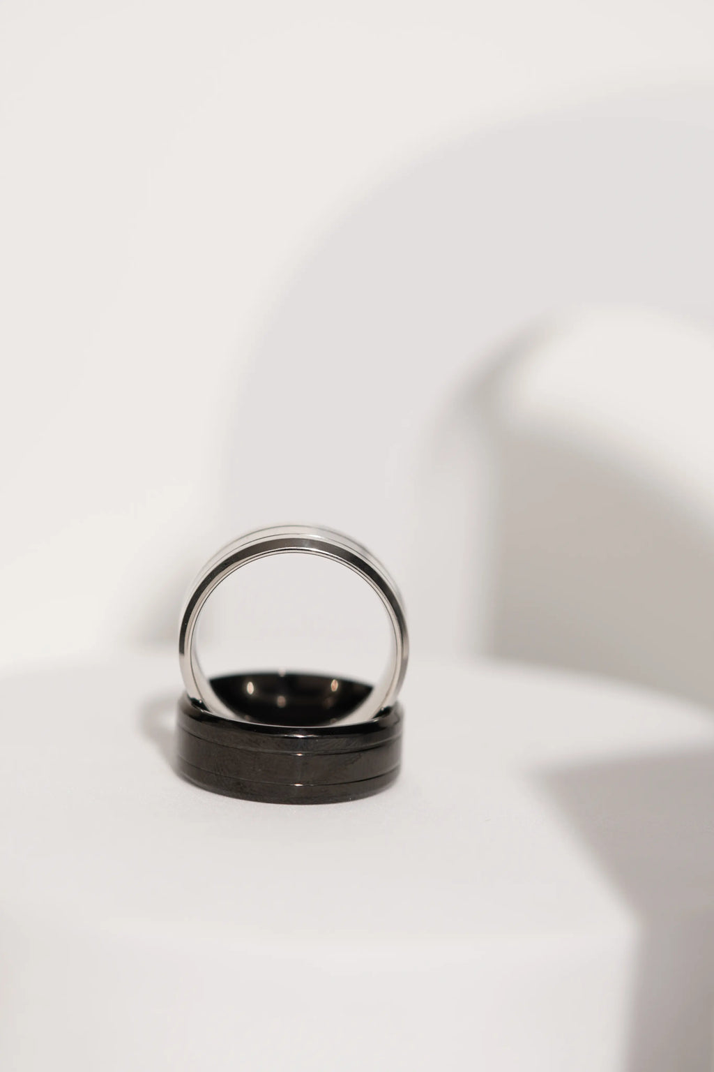 Line Stainless Steel Band Ring For Men worldjewel.in men's ring