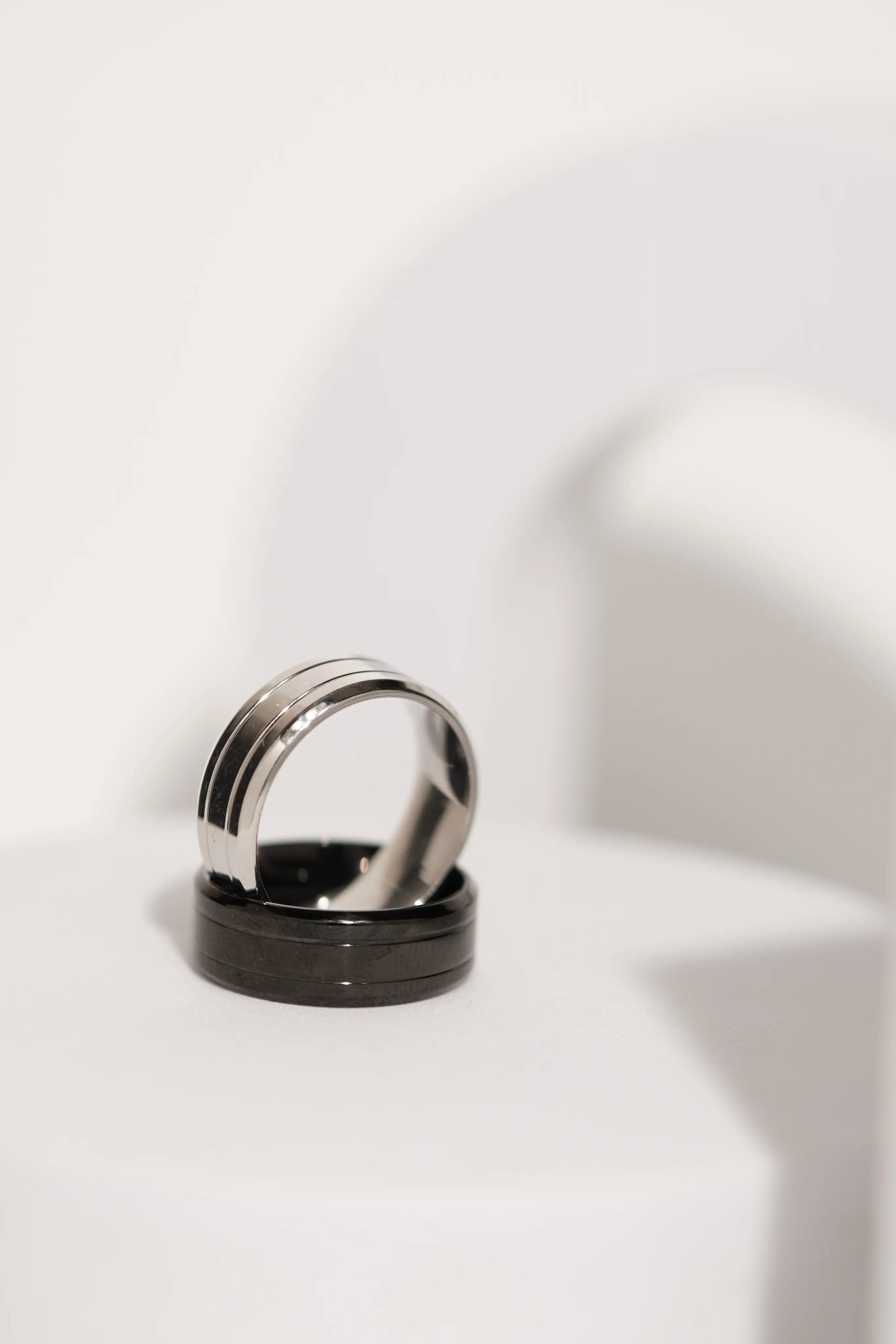Line Stainless Steel Band Ring For Men worldjewel.in men's ring