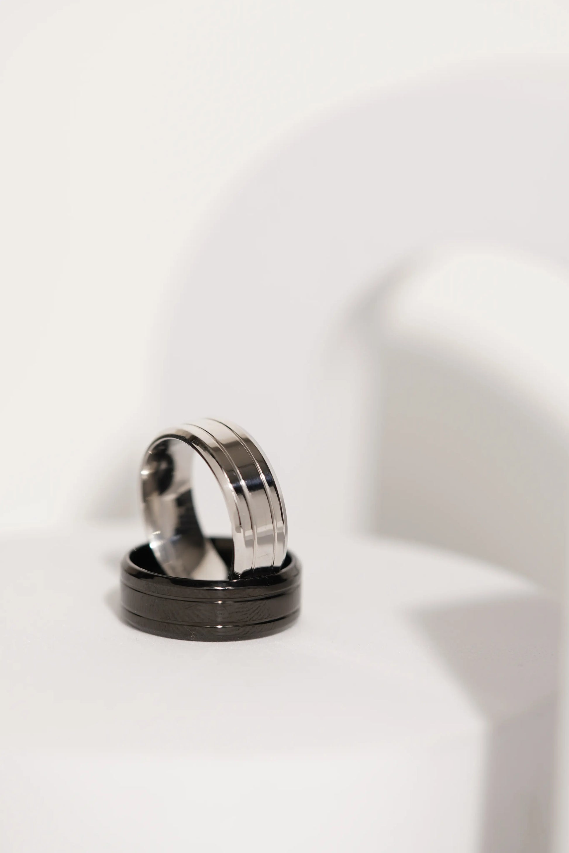 Line Stainless Steel Band Ring For Men worldjewel.in men's ring