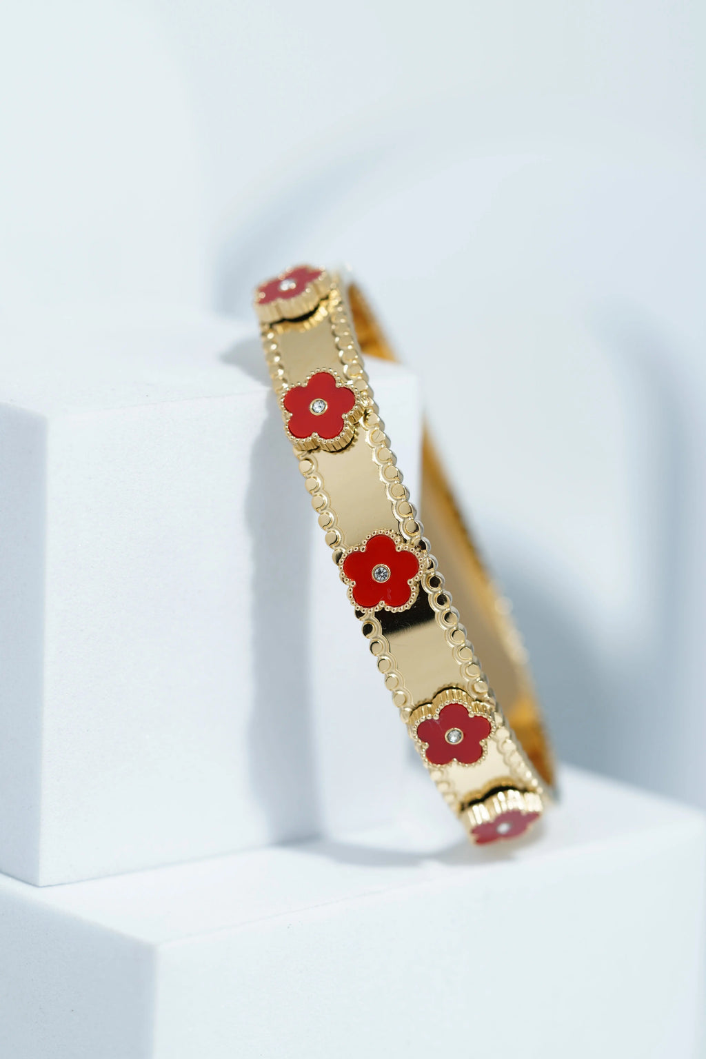 Luxe Ringlet Bangle Bracelet worldjewel.in CUFF BRACELET FOR WOMEN