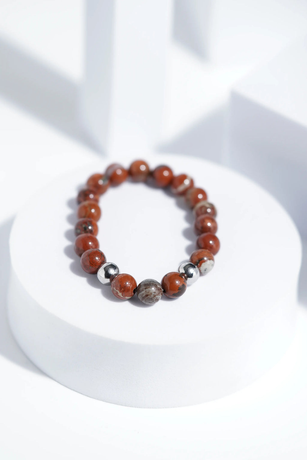 Mars Red Bead Bracelets | Unisex. worldjewel.in Bead Bracelets