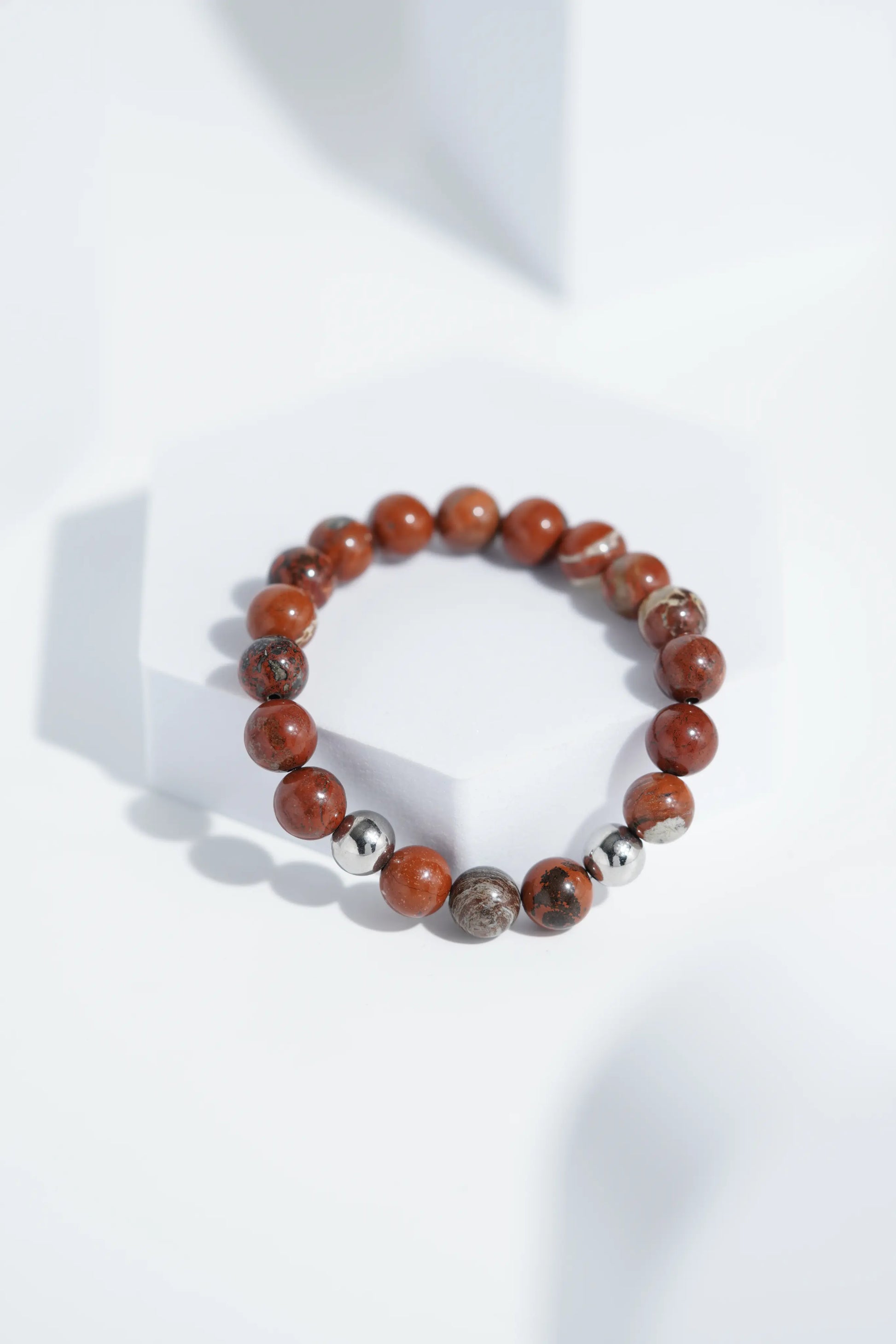 Mars Red Bead Bracelets | Unisex. worldjewel.in Bead Bracelets