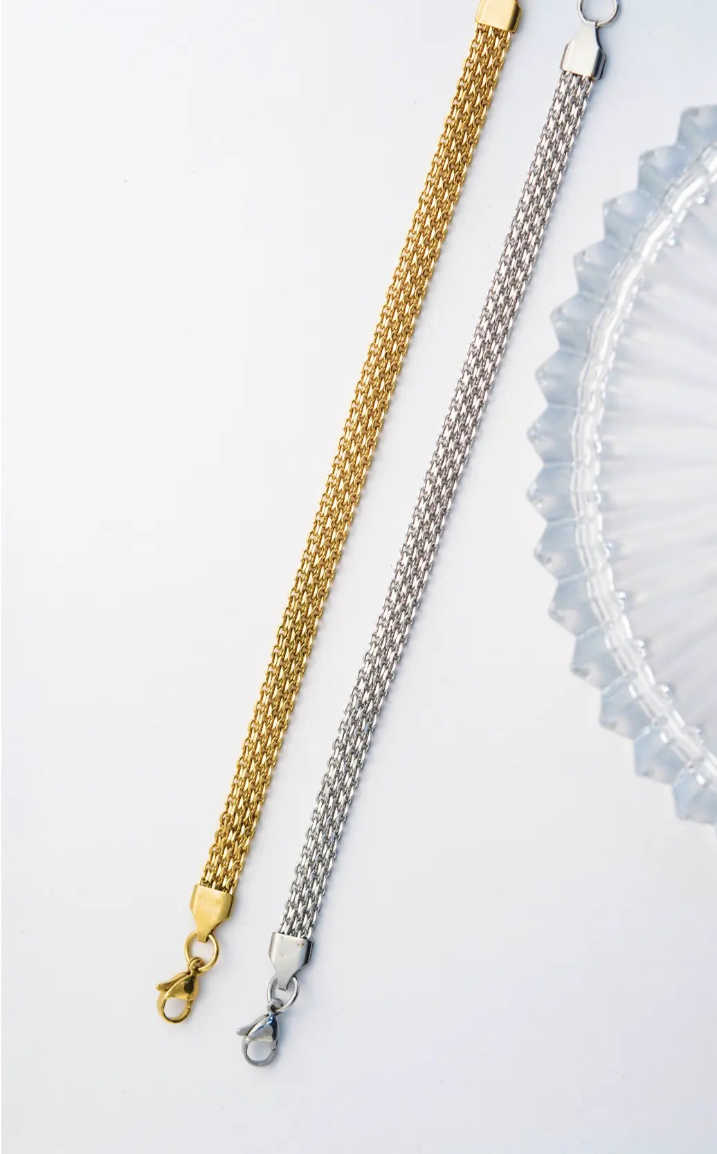 Mesh Bracelet | Stainless Steel | Anti-tarnish | Unisex. worldjewel.in